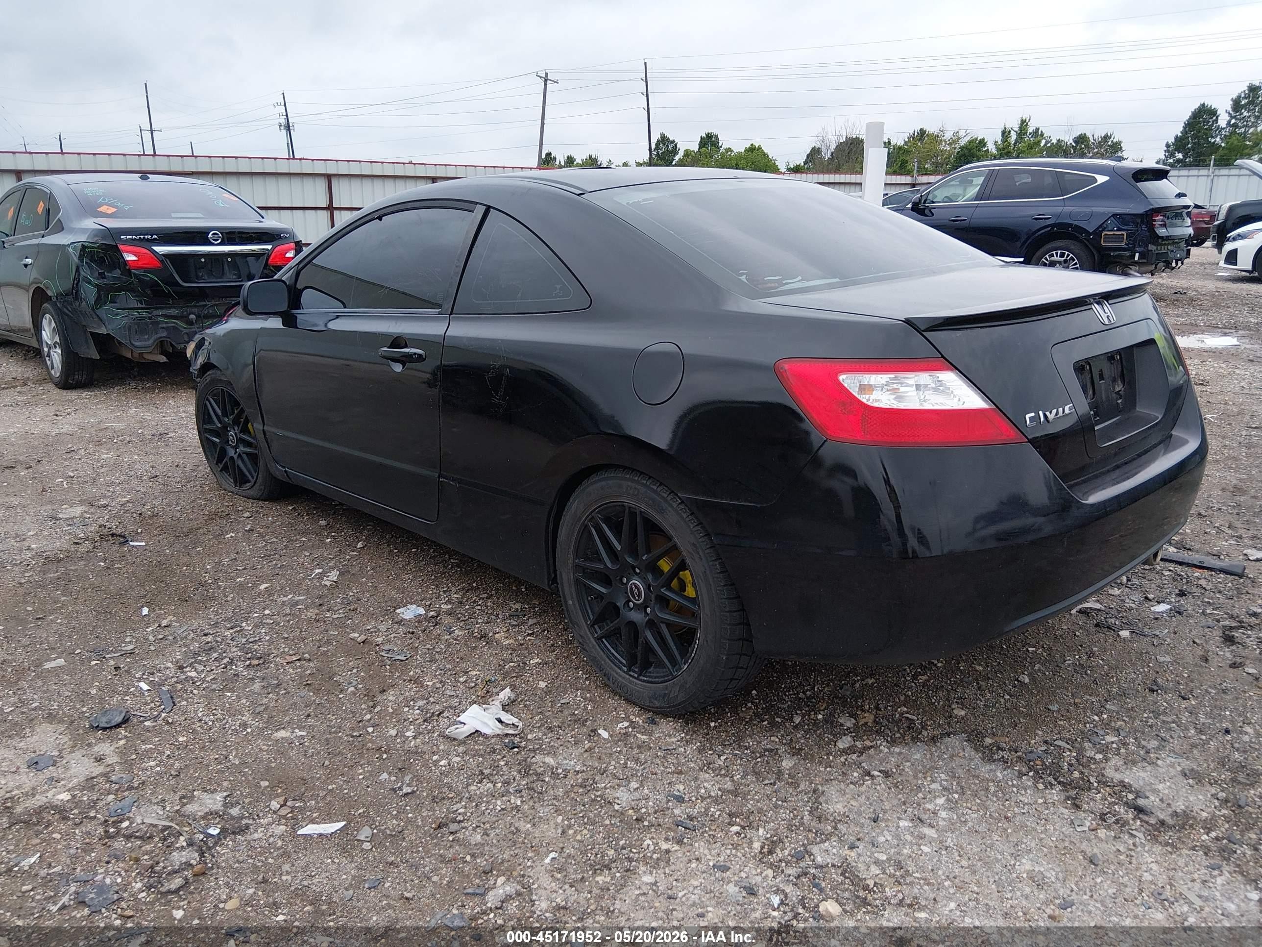 2008 Honda Civic Ex Black vin: 2HGFG12888H543037