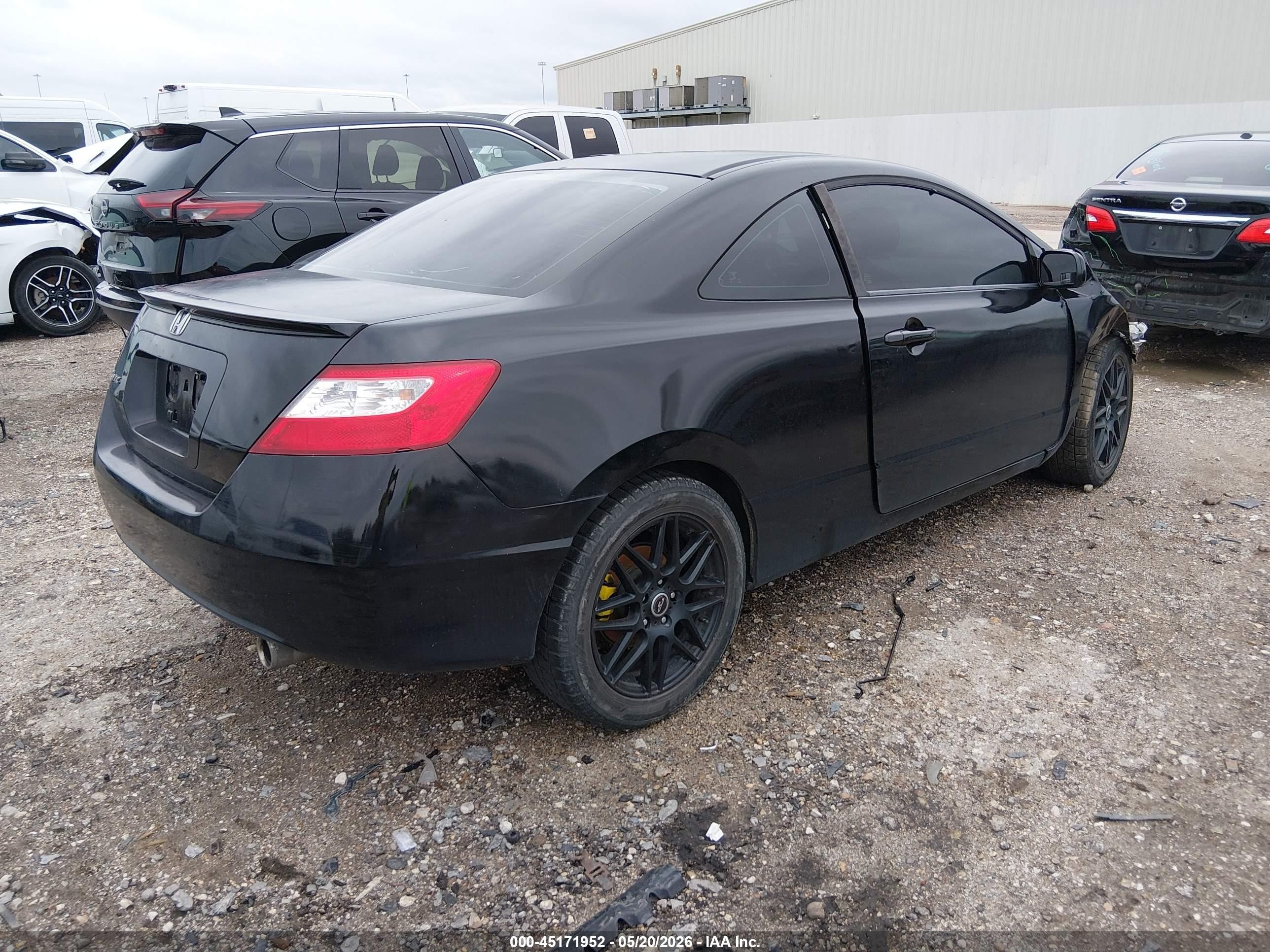 2008 Honda Civic Ex Black vin: 2HGFG12888H543037