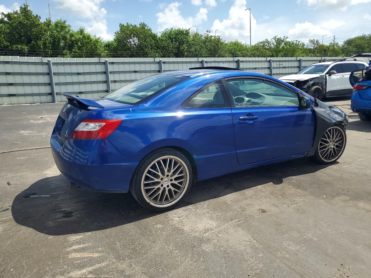 2008 Honda Civic Ex Blue vin: 2HGFG12888H578614