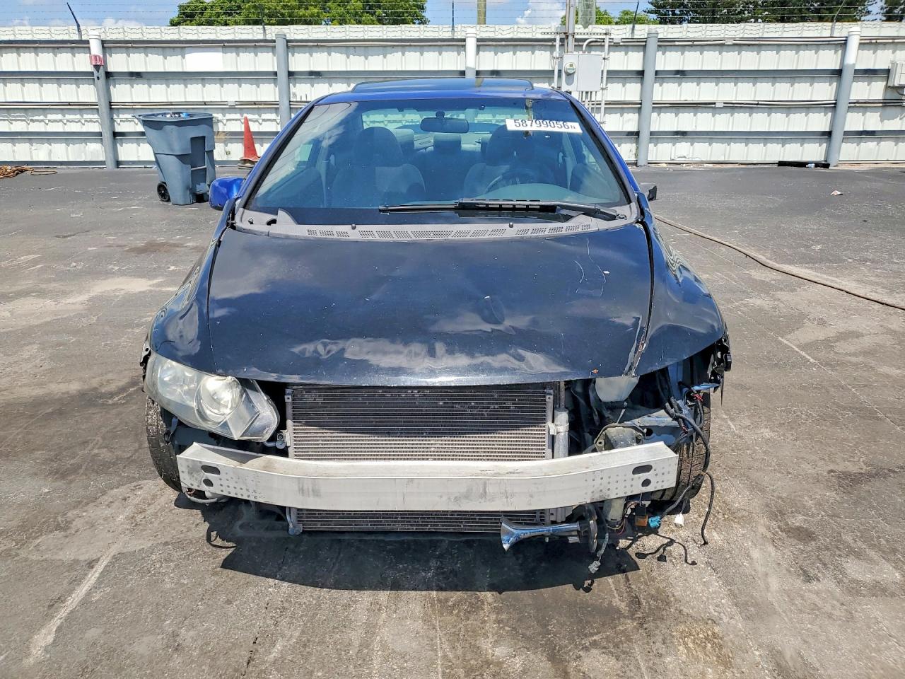 2008 Honda Civic Ex Blue vin: 2HGFG12888H578614