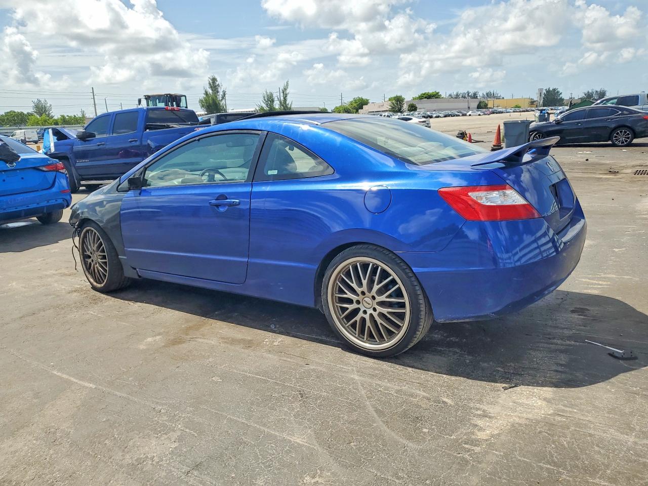 2008 Honda Civic Ex Blue vin: 2HGFG12888H578614