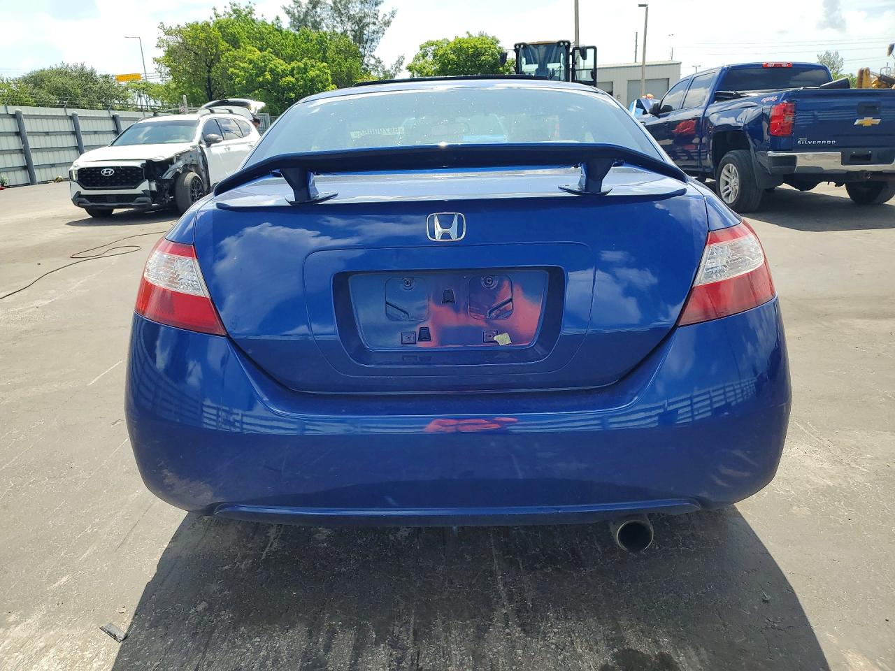 2008 Honda Civic Ex Blue vin: 2HGFG12888H578614