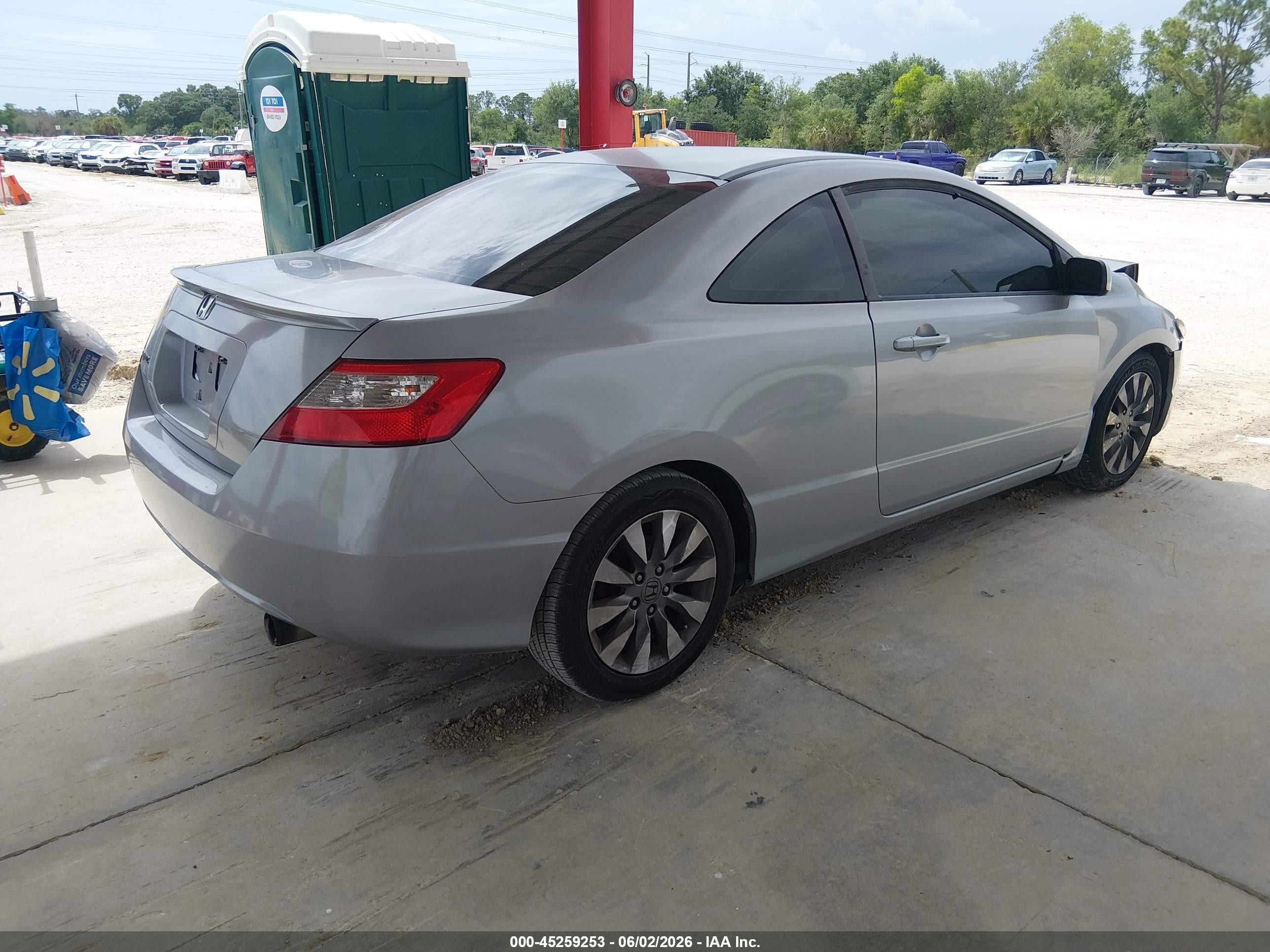 2009 Honda Civic Ex Gray vin: 2HGFG12889H500965