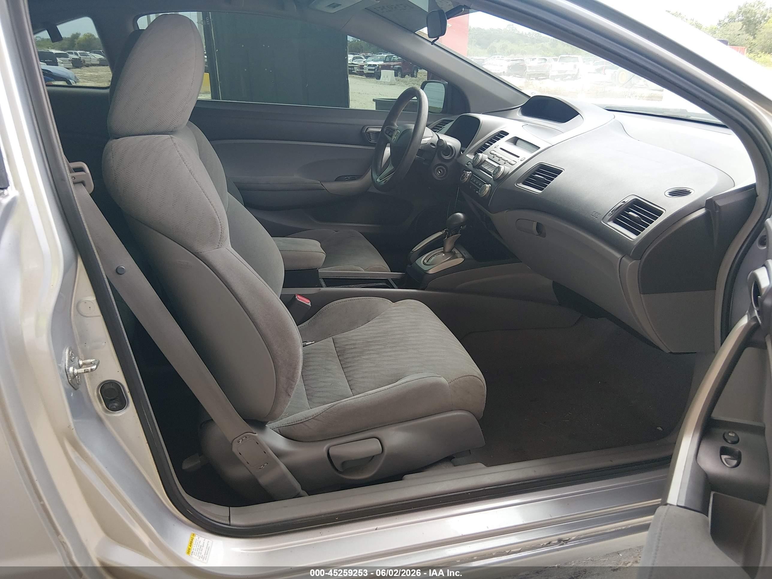 2009 Honda Civic Ex Gray vin: 2HGFG12889H500965