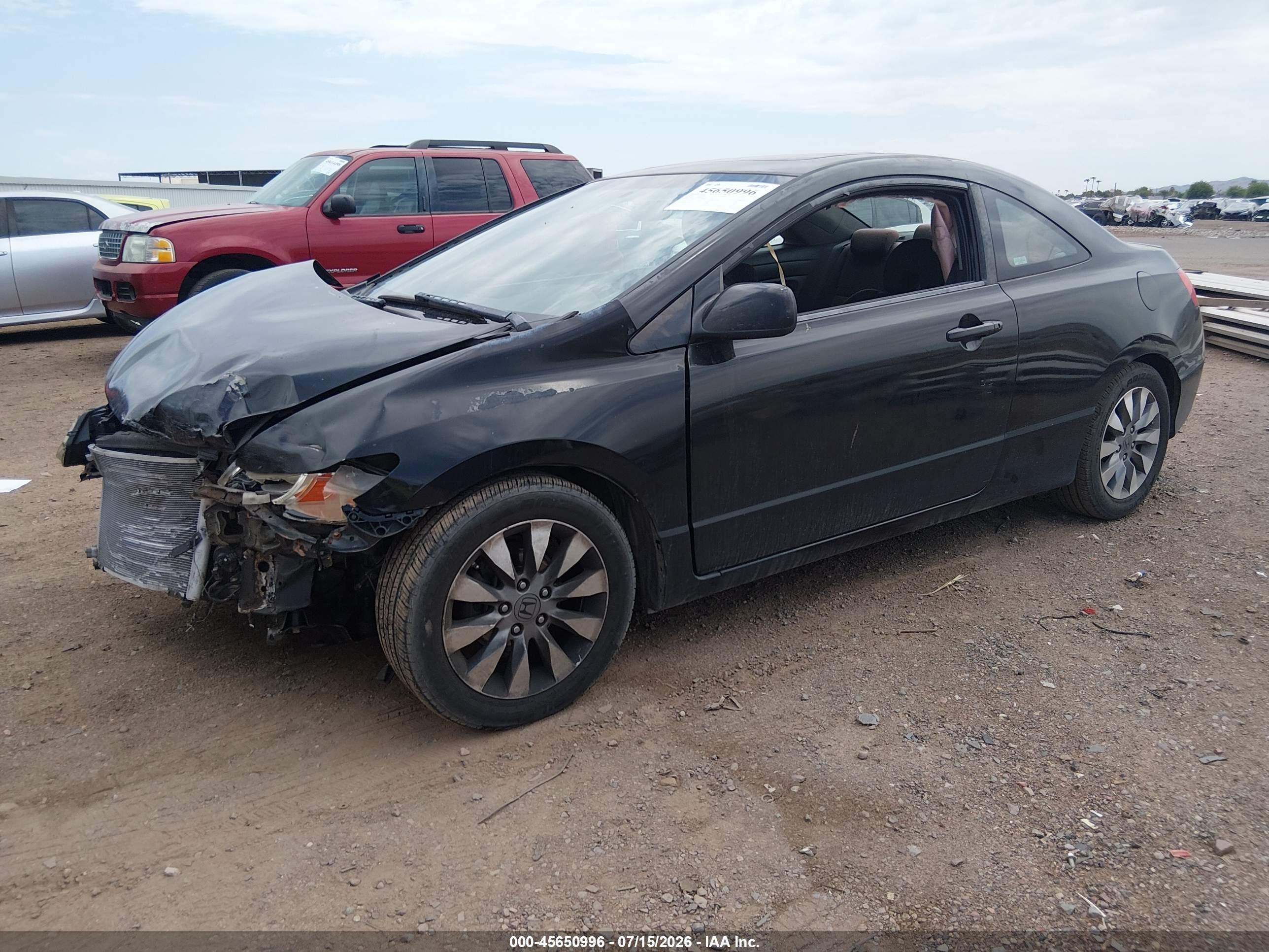 2009 Honda Civic Ex Черный vin: 2HGFG12889H506541