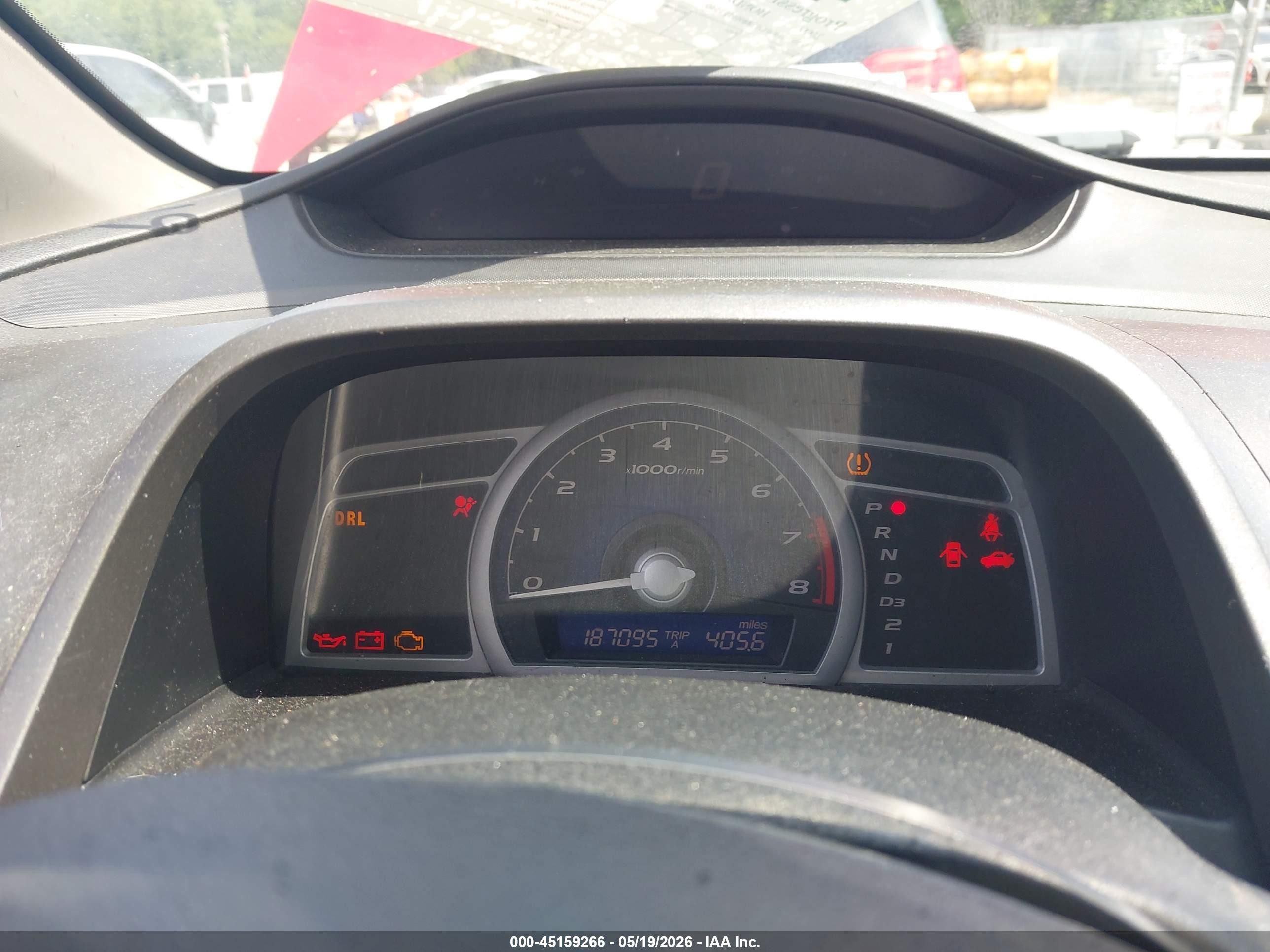 2009 Honda Civic Ex Red vin: 2HGFG12889H513540