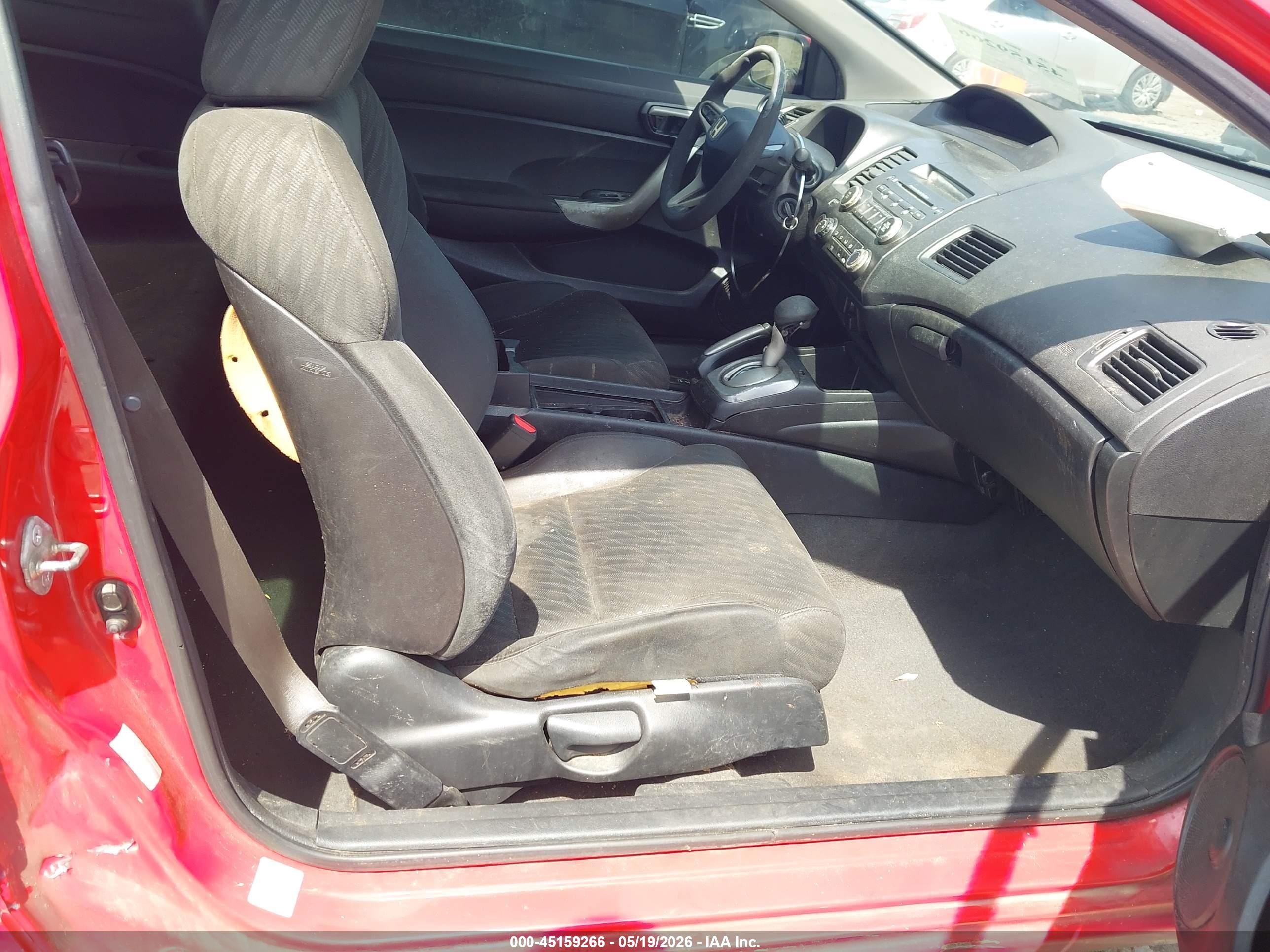 2009 Honda Civic Ex Red vin: 2HGFG12889H513540