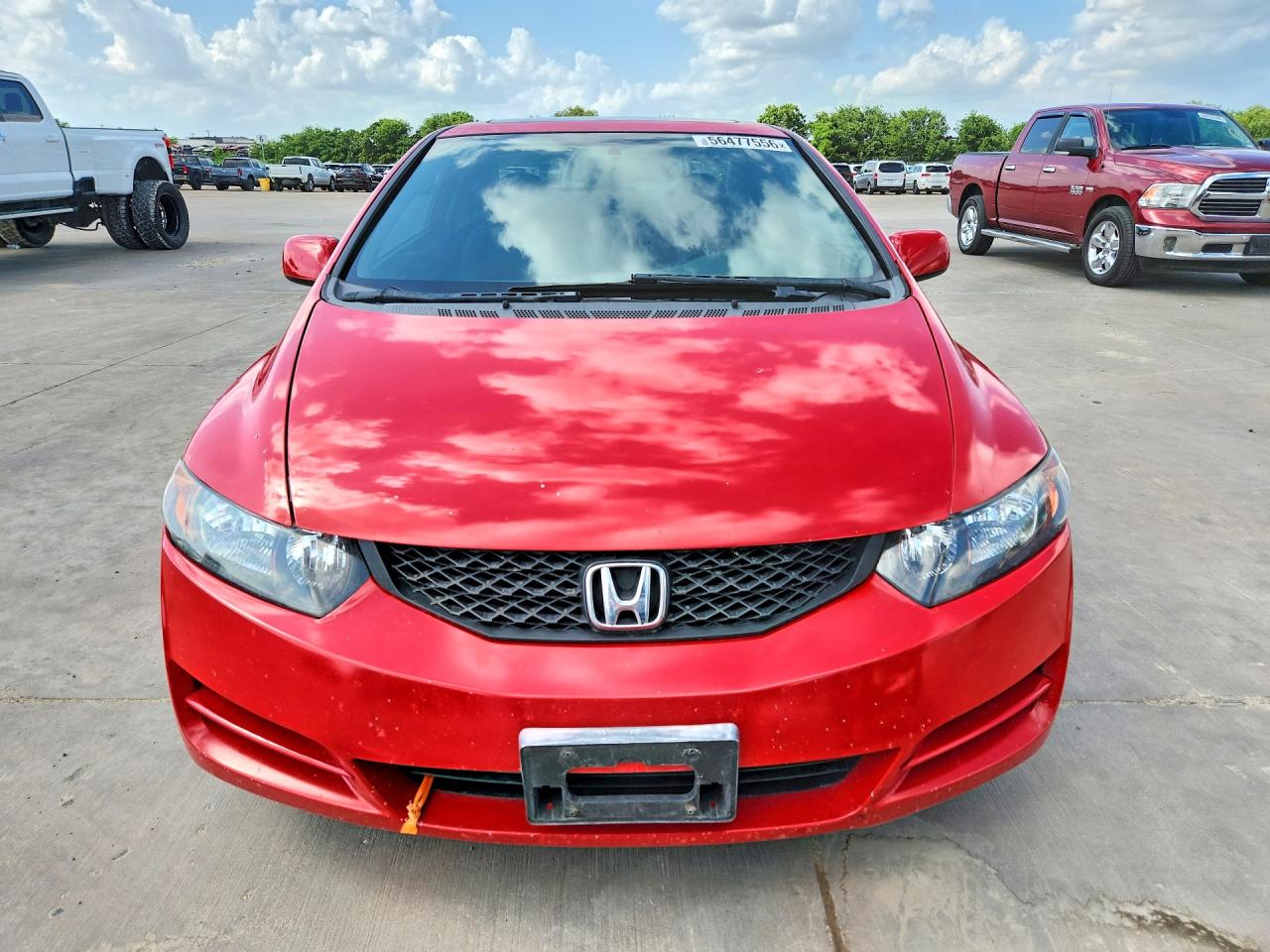 2009 Honda Civic Ex Red vin: 2HGFG12889H519614