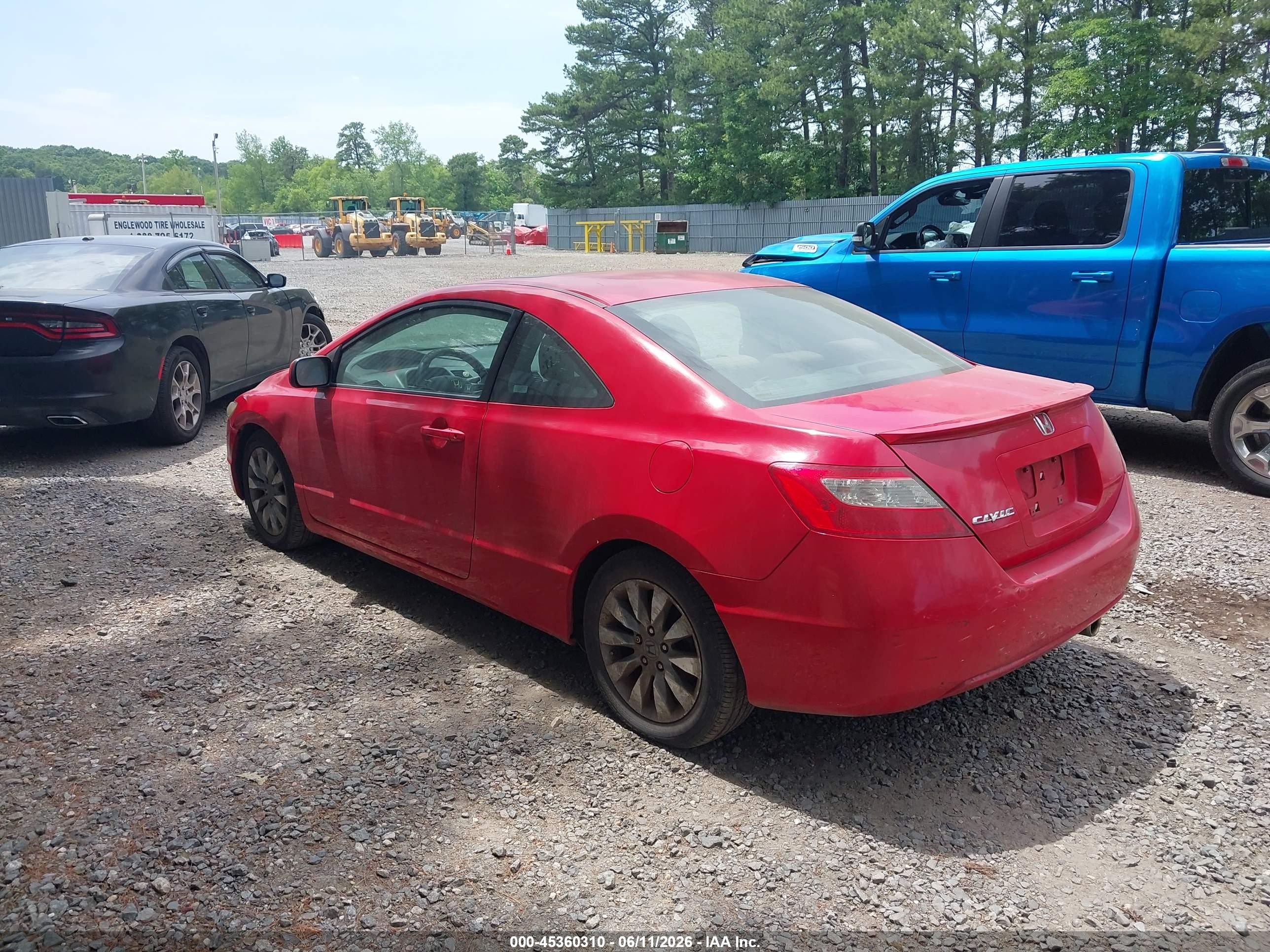 2009 Honda Civic Ex Red vin: 2HGFG12889H522139