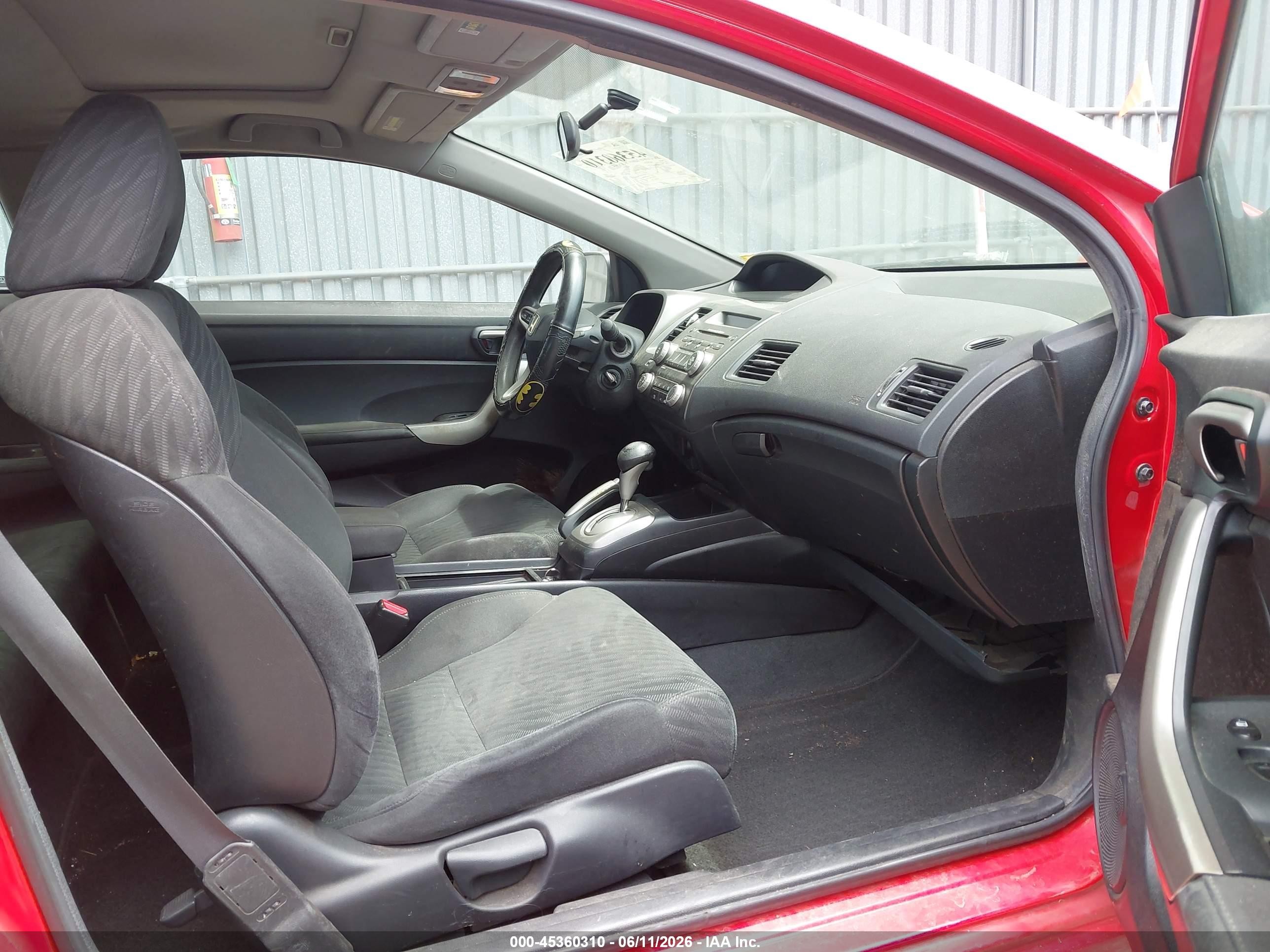 2009 Honda Civic Ex Red vin: 2HGFG12889H522139