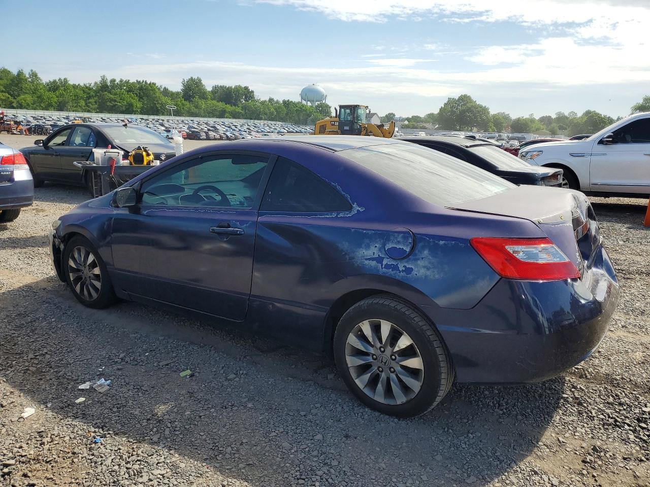 2009 Honda Civic Ex Синий vin: 2HGFG12889H535165