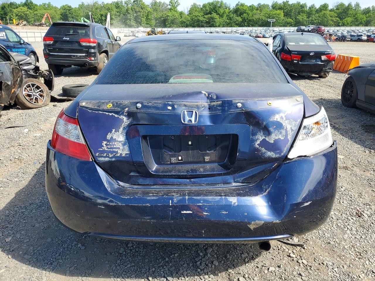 2009 Honda Civic Ex Синий vin: 2HGFG12889H535165