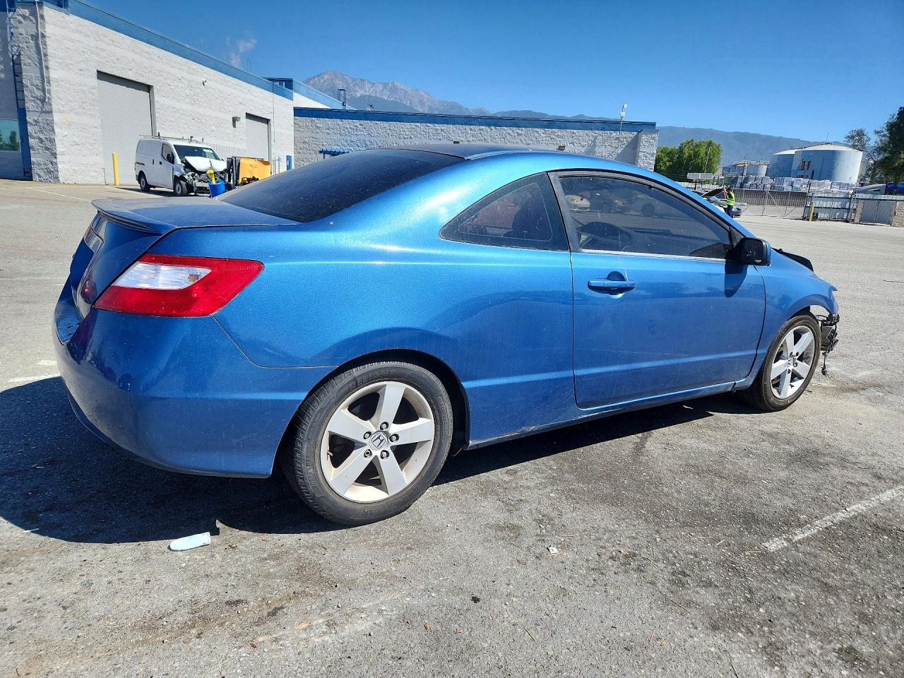 2006 Honda Civic Ex Blue vin: 2HGFG12896H522257