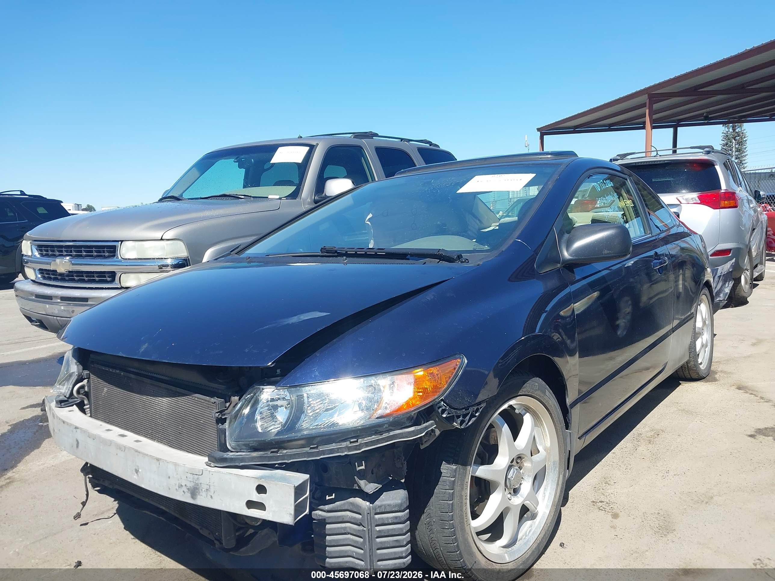 2006 Honda Civic Ex Blue vin: 2HGFG12896H534151