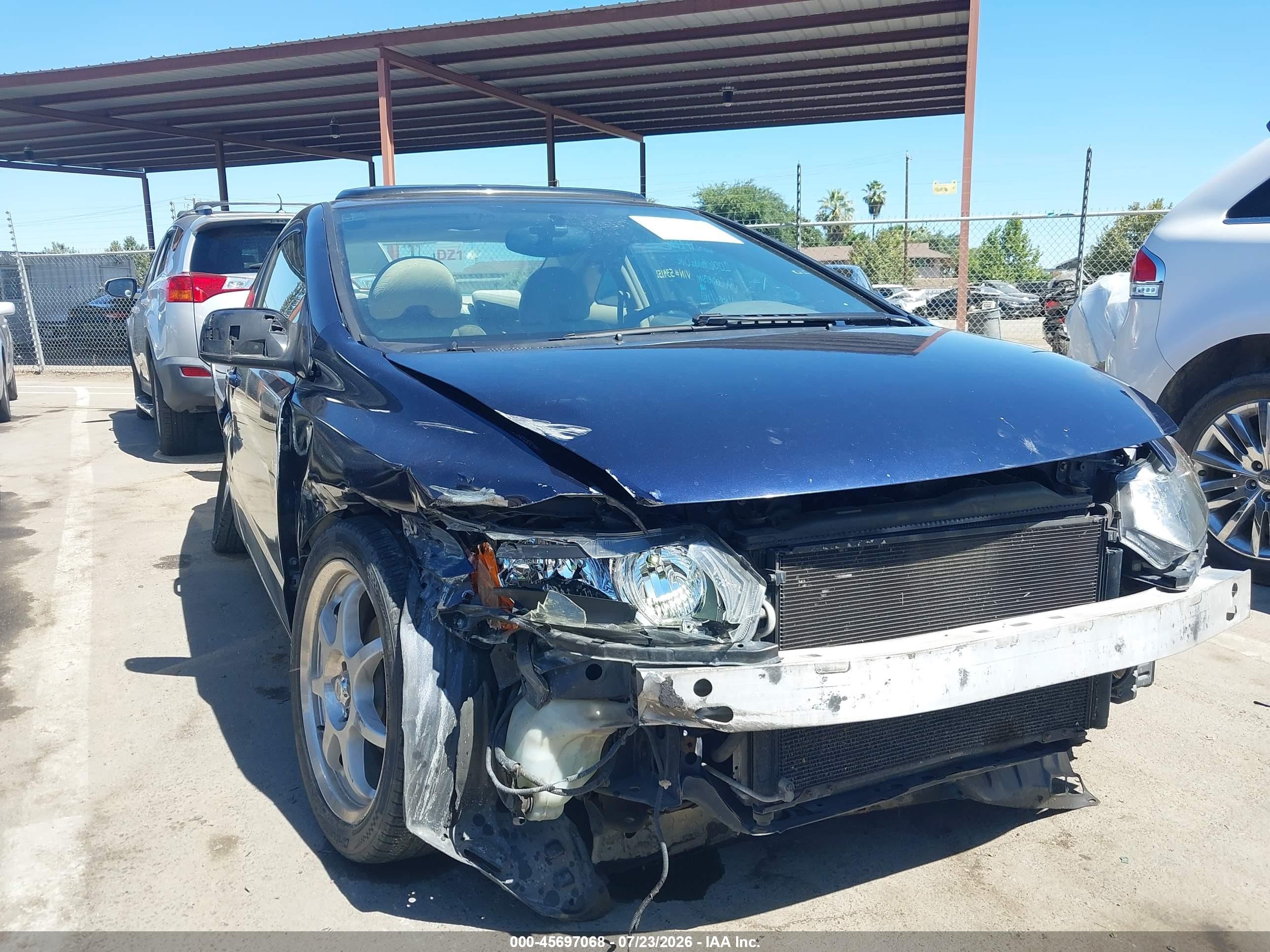 2006 Honda Civic Ex Blue vin: 2HGFG12896H534151