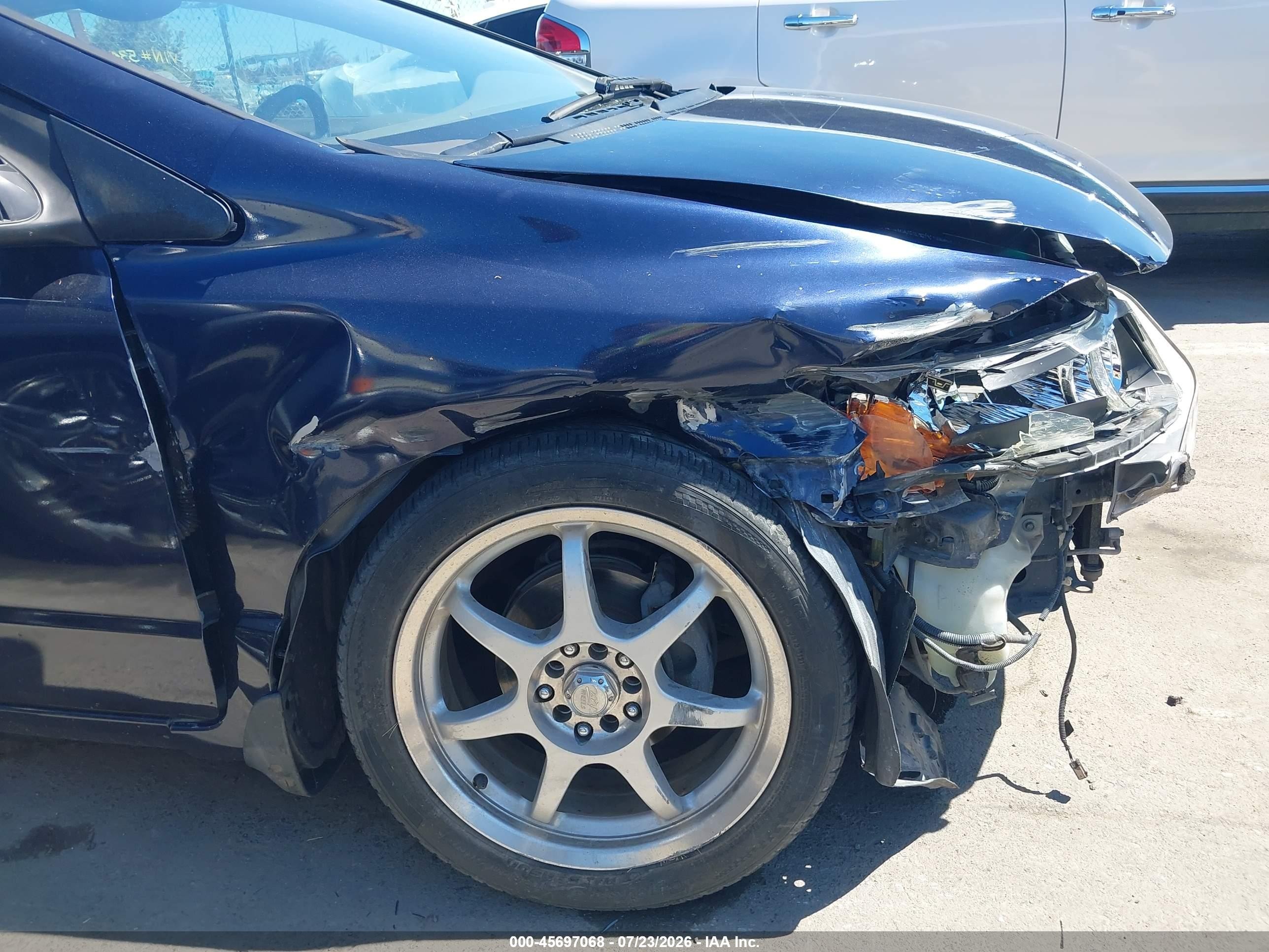2006 Honda Civic Ex Blue vin: 2HGFG12896H534151