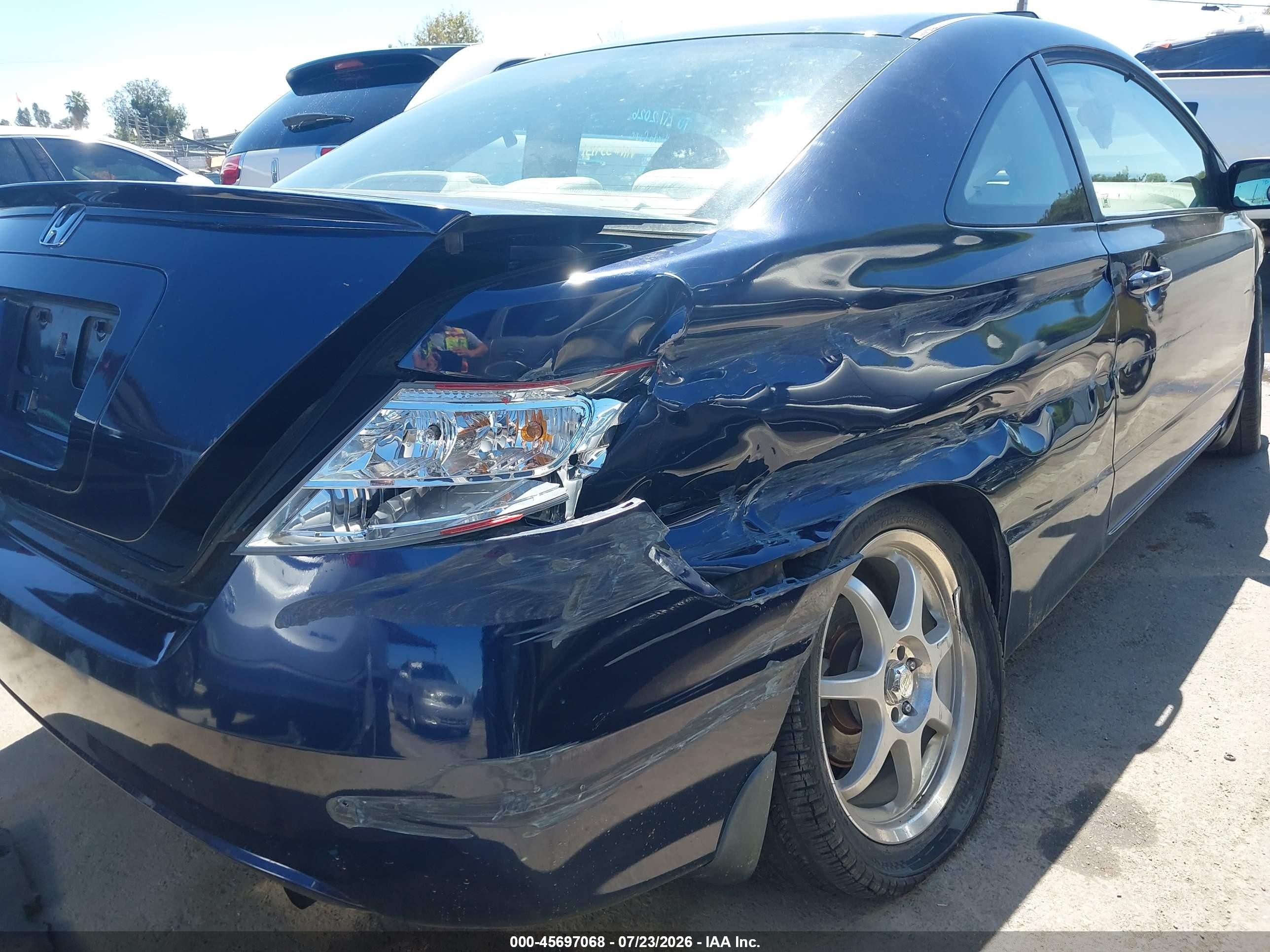 2006 Honda Civic Ex Blue vin: 2HGFG12896H534151