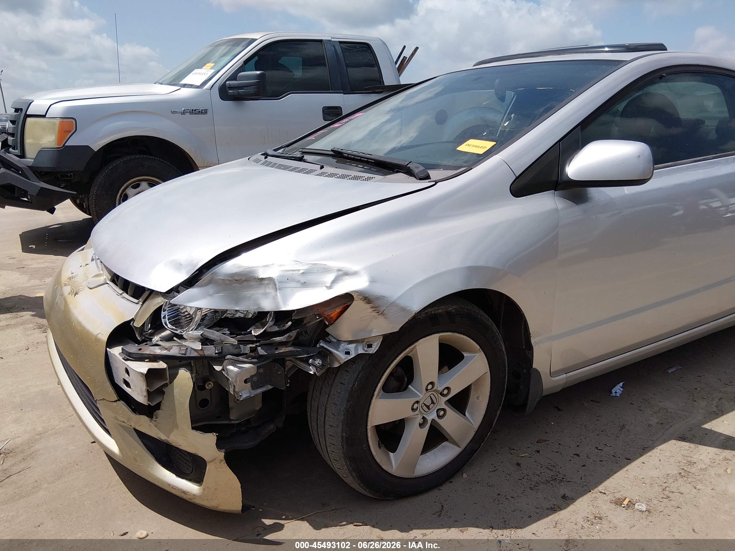 2006 Honda Civic Ex Серебряный vin: 2HGFG12896H543562