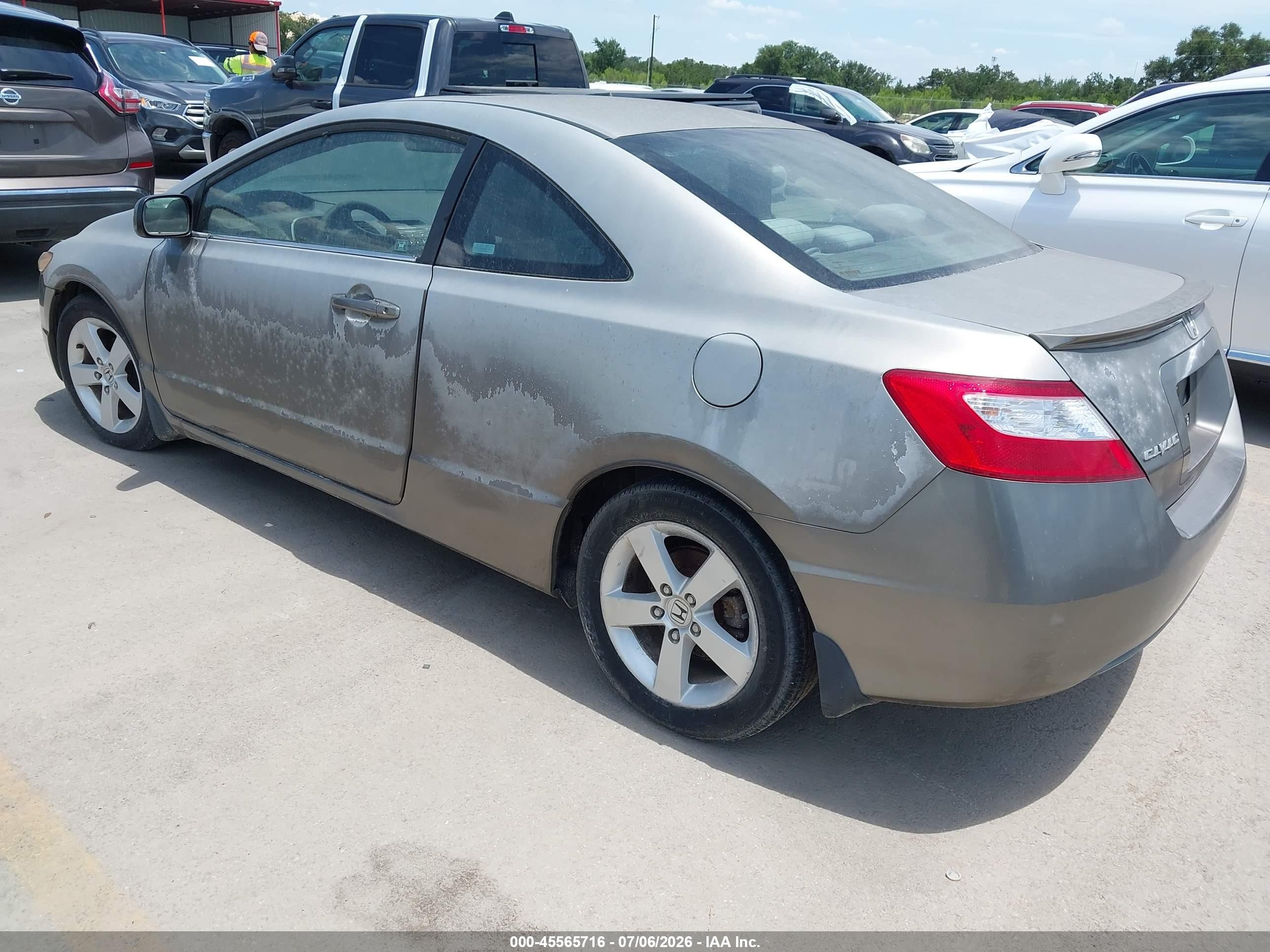 2006 Honda Civic Ex Silver vin: 2HGFG12896H573984