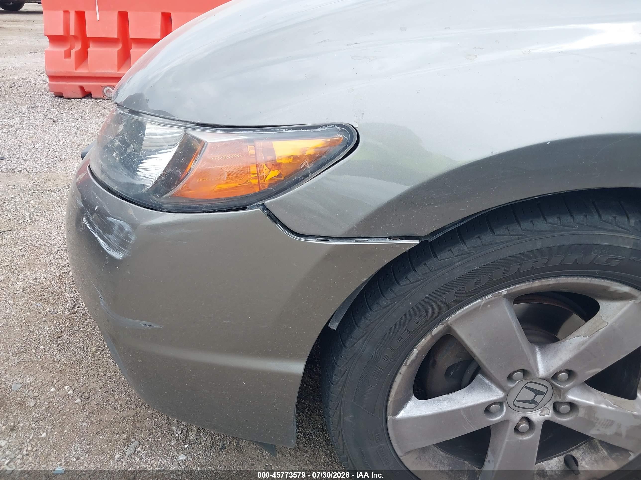 2007 Honda Civic Ex Gray vin: 2HGFG12897H509798
