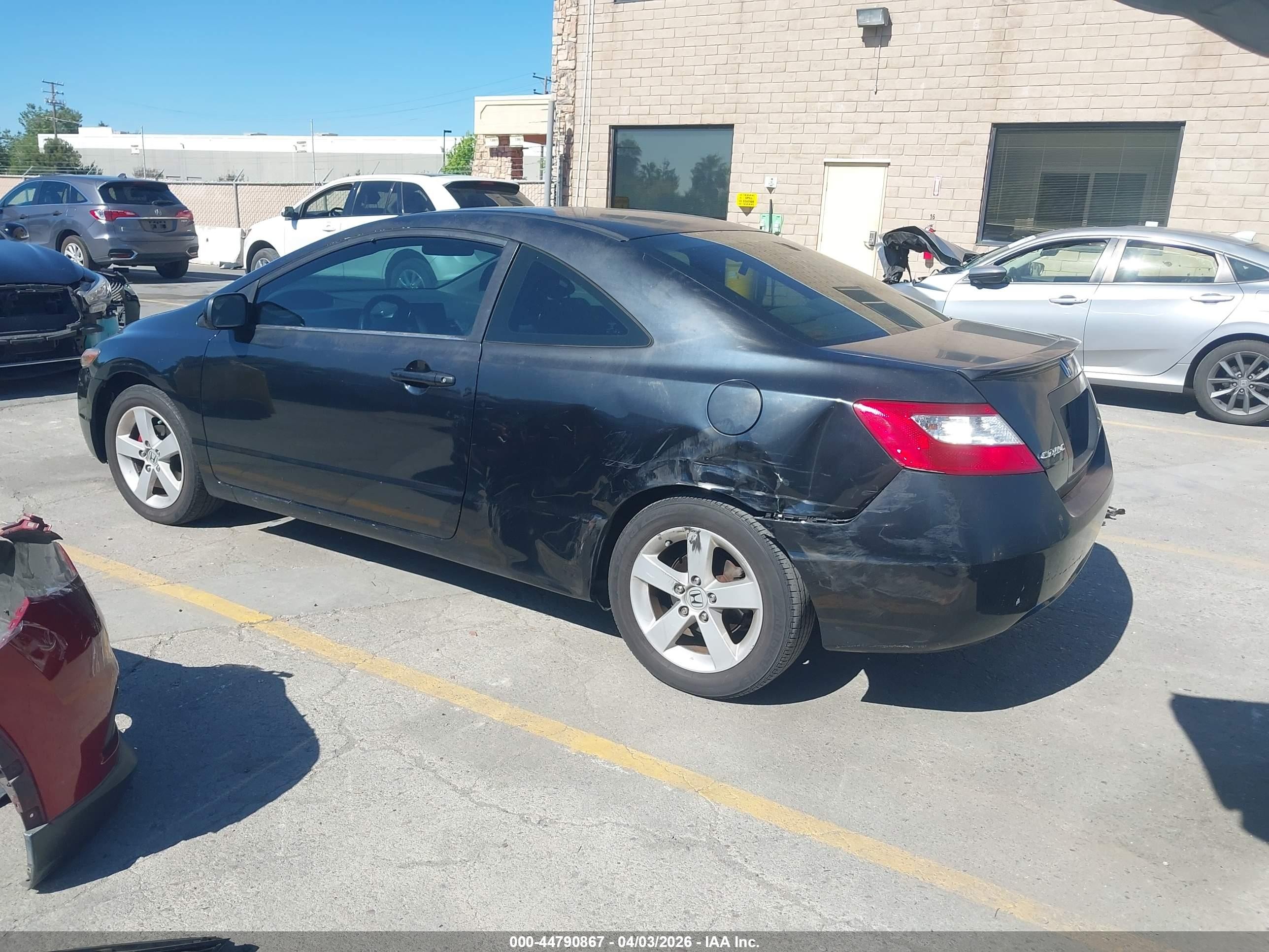 2007 Honda Civic Ex Черный vin: 2HGFG12897H517836
