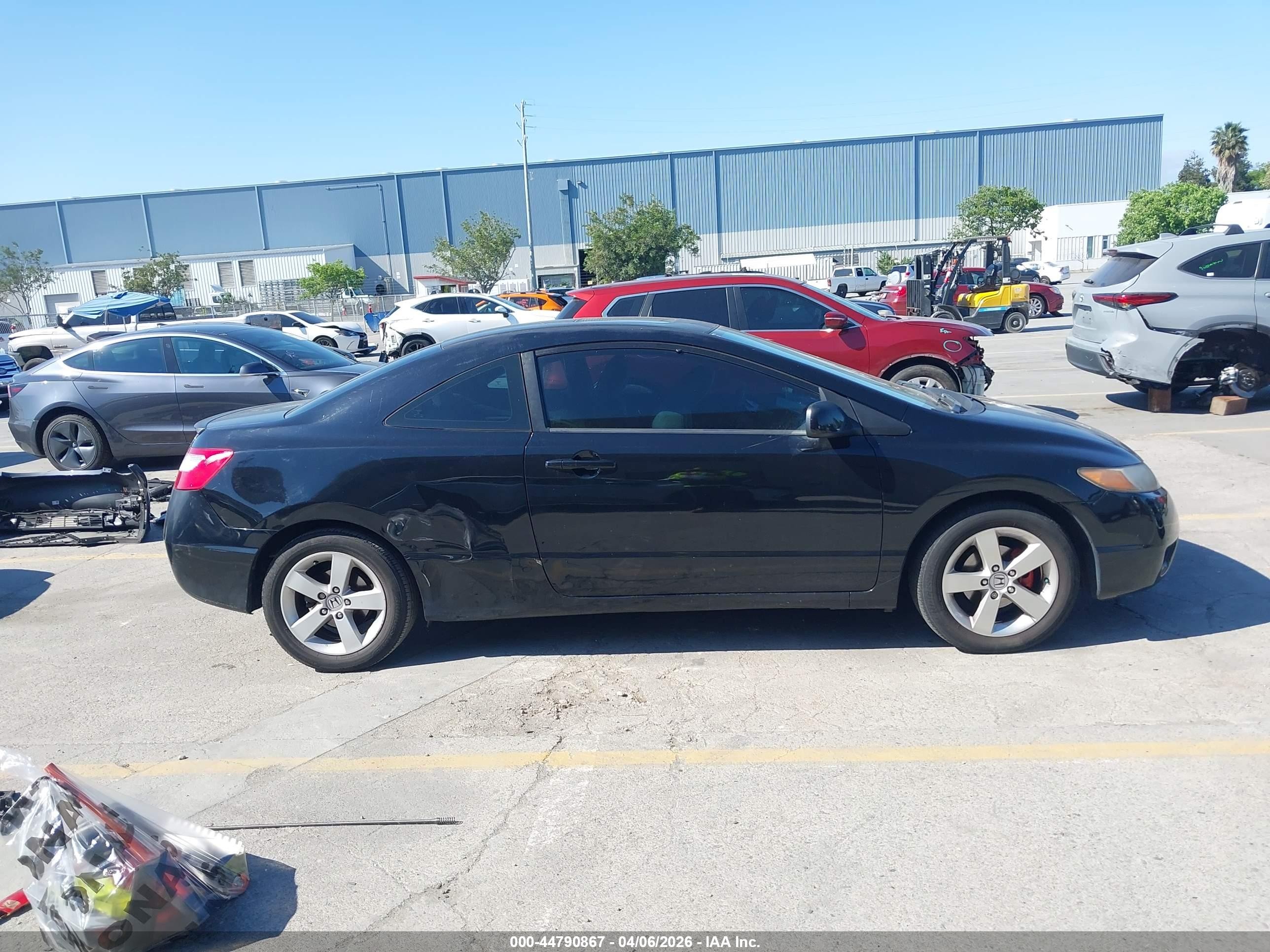 2007 Honda Civic Ex Черный vin: 2HGFG12897H517836