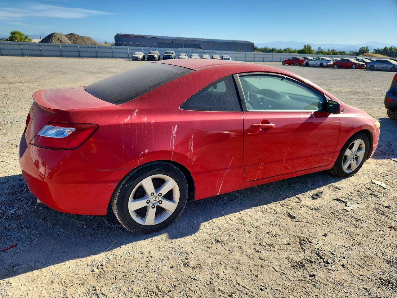 2007 Honda Civic Ex Красный vin: 2HGFG12897H564221