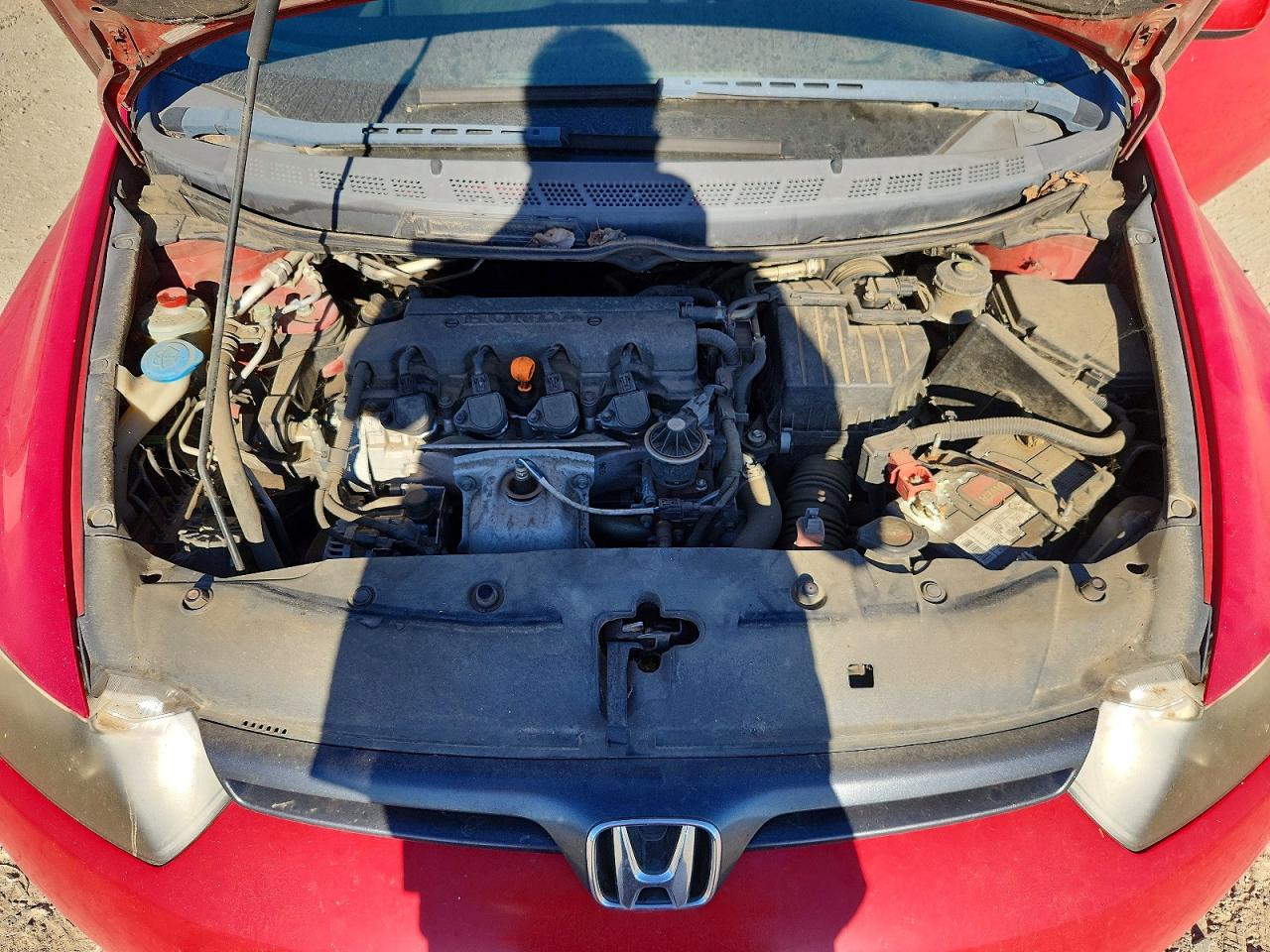2007 Honda Civic Ex Красный vin: 2HGFG12897H564221