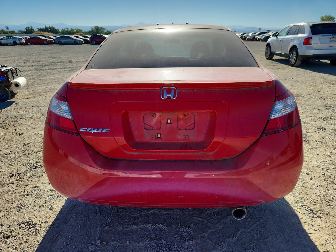 2007 Honda Civic Ex Красный vin: 2HGFG12897H564221