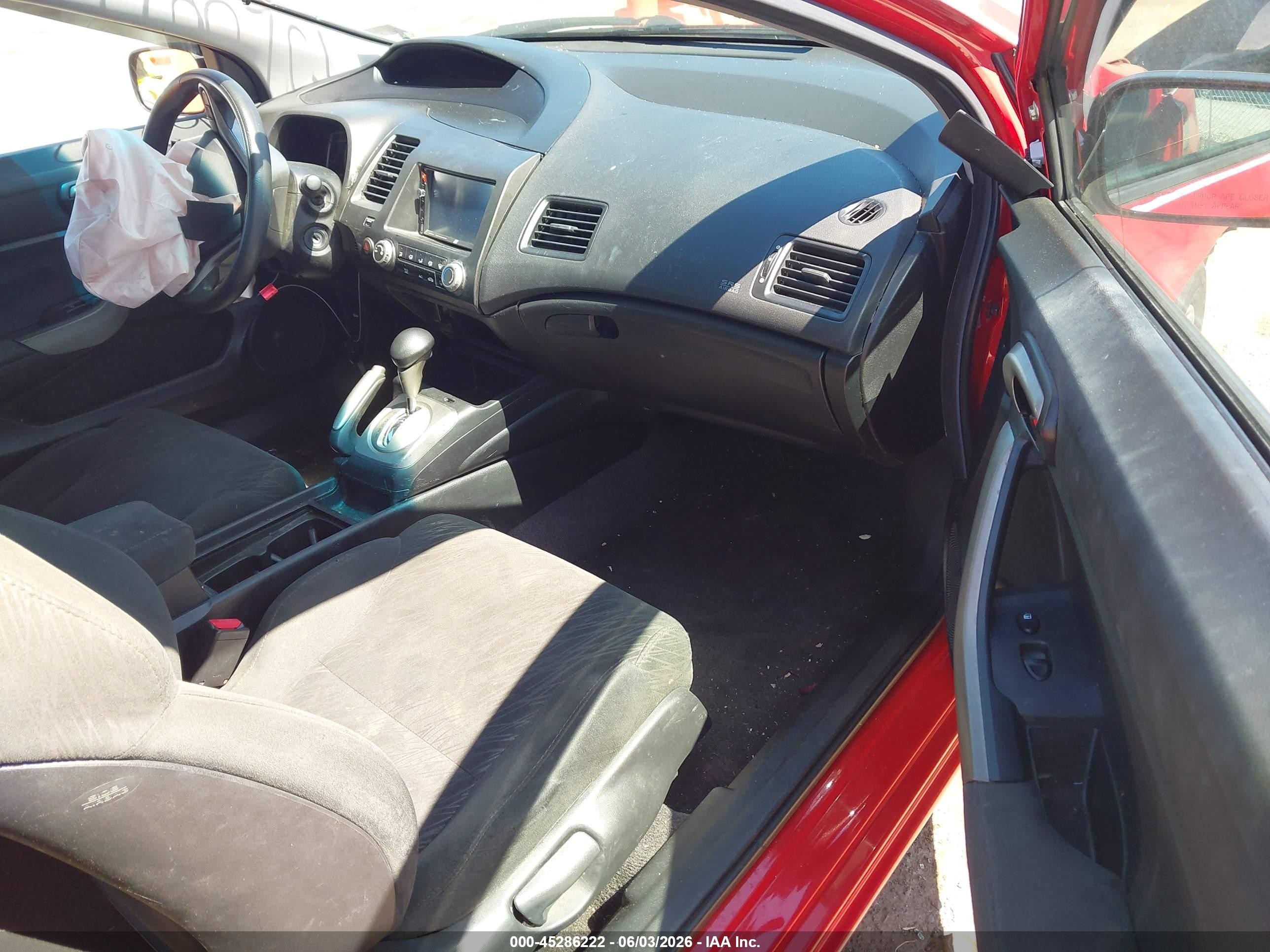 2007 Honda Civic Ex Red vin: 2HGFG12897H584825