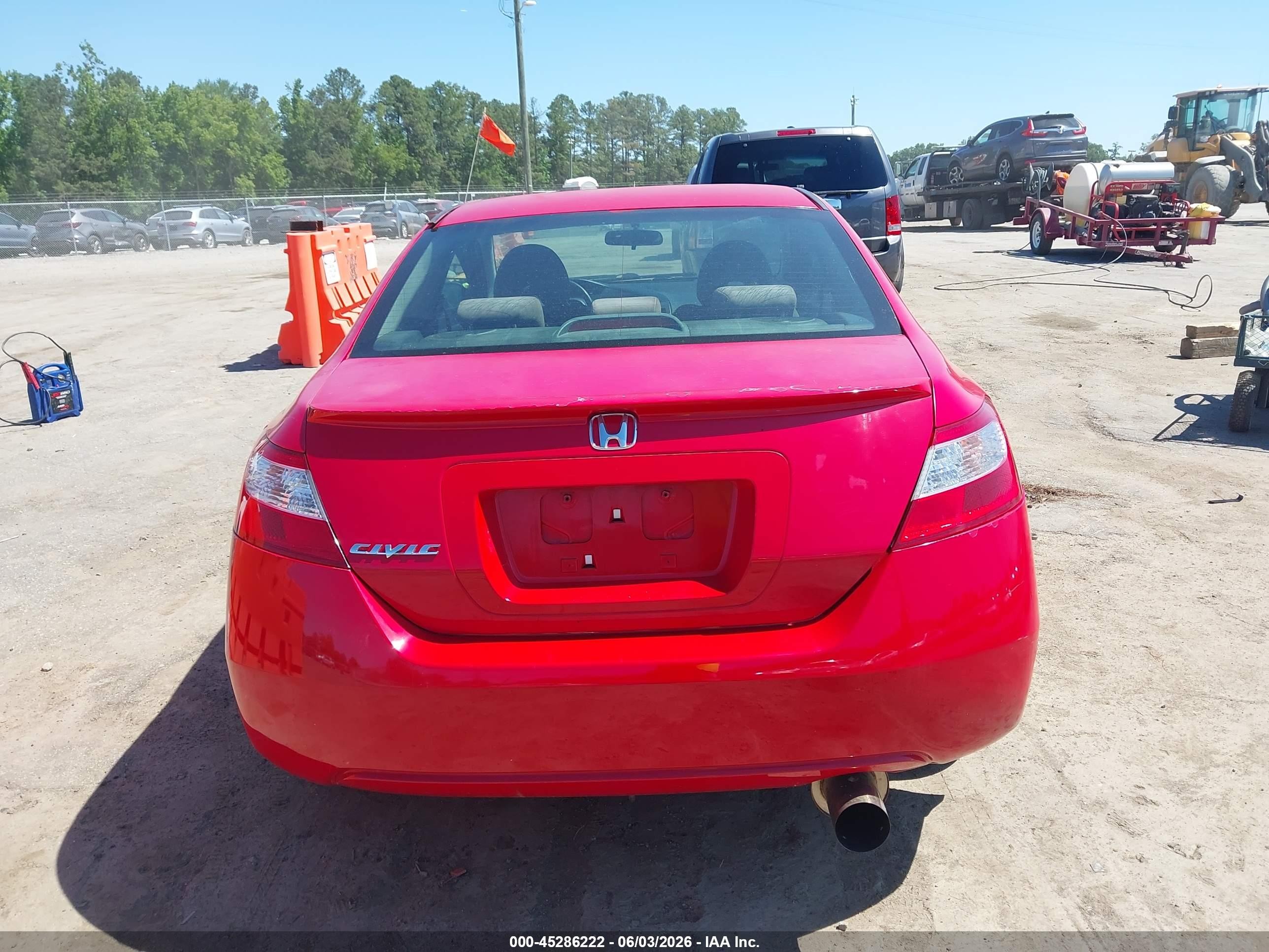 2007 Honda Civic Ex Red vin: 2HGFG12897H584825