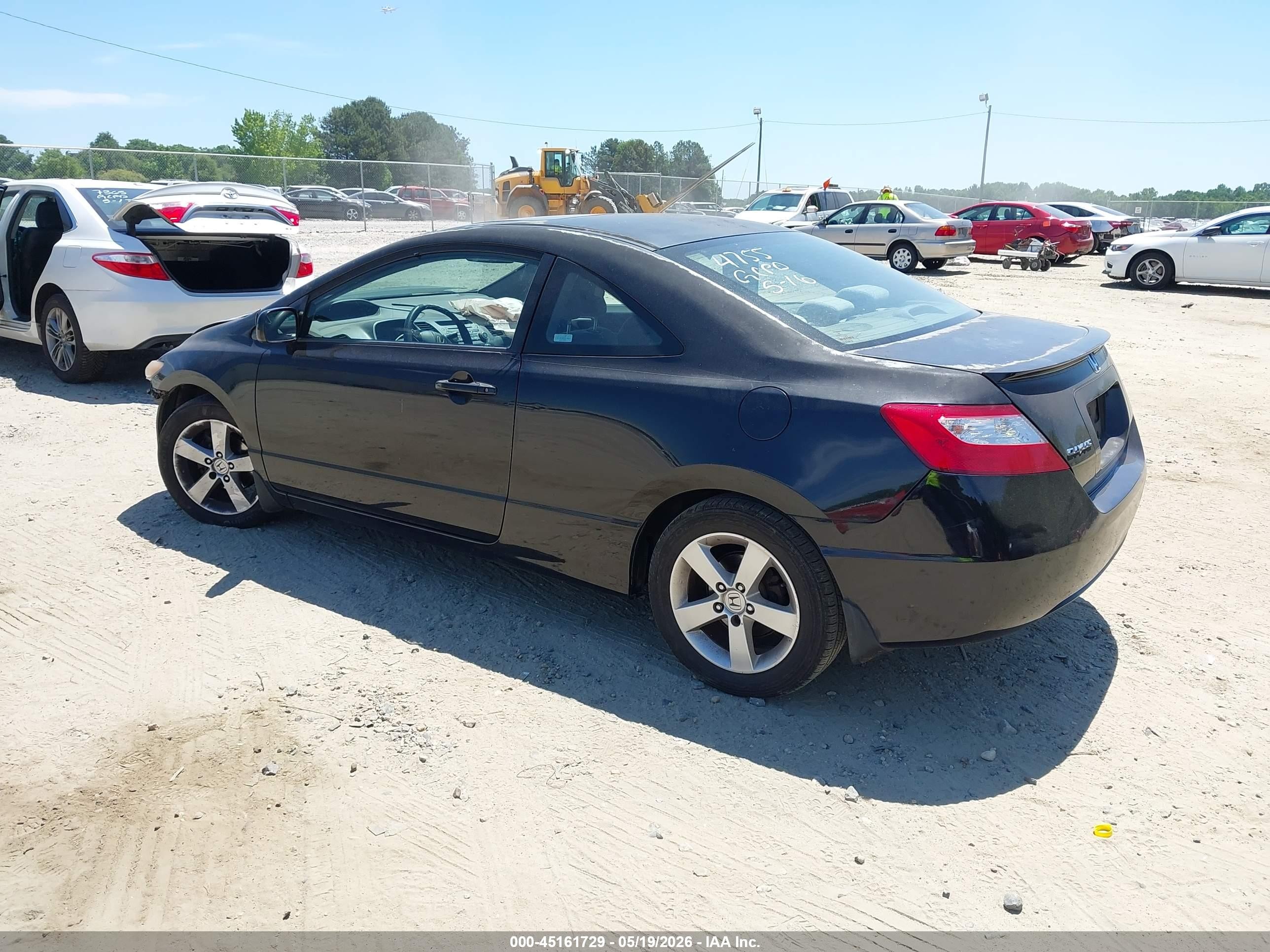 2008 Honda Civic Ex Black vin: 2HGFG12898H524755