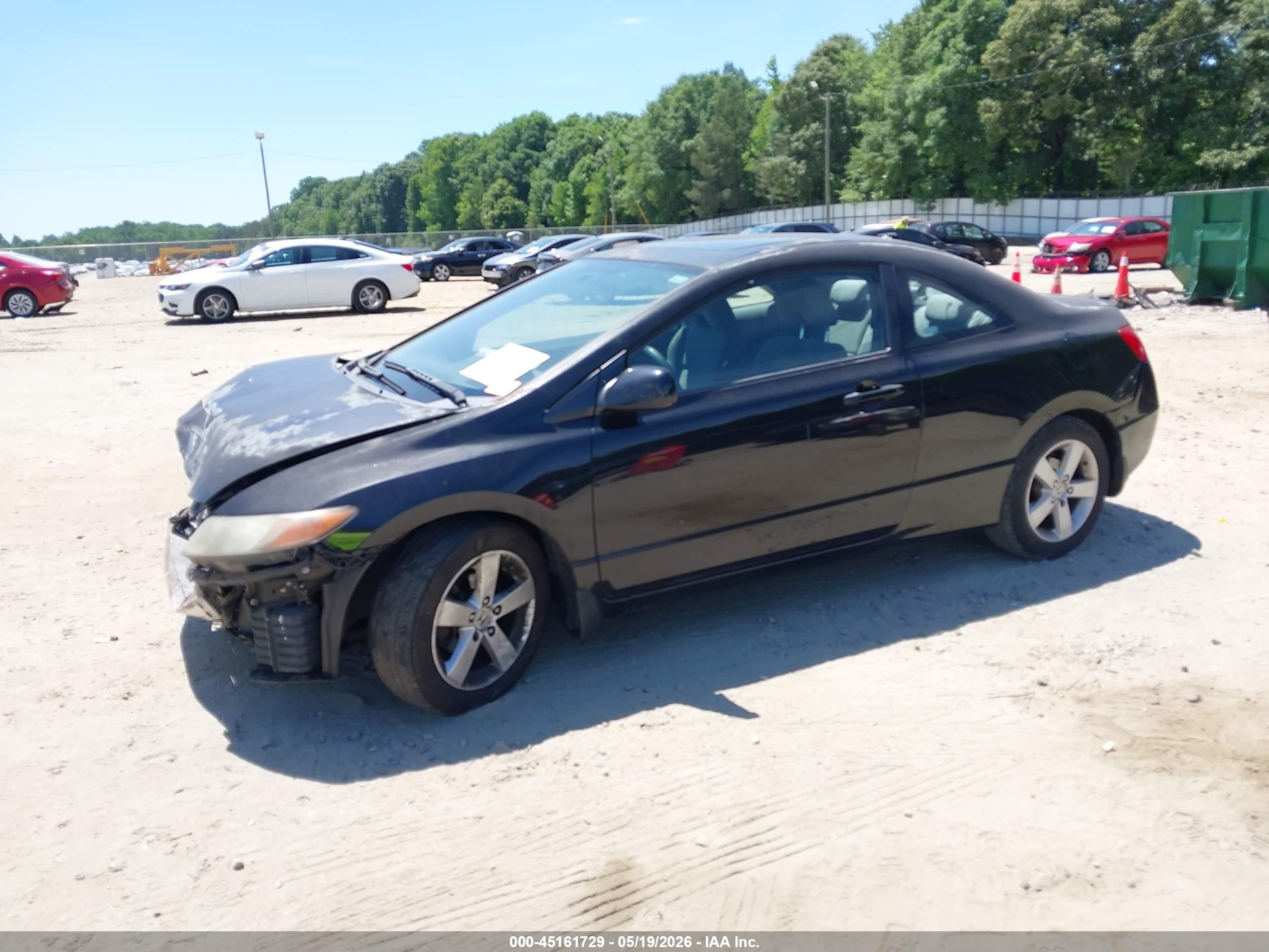 2008 Honda Civic Ex Black vin: 2HGFG12898H524755