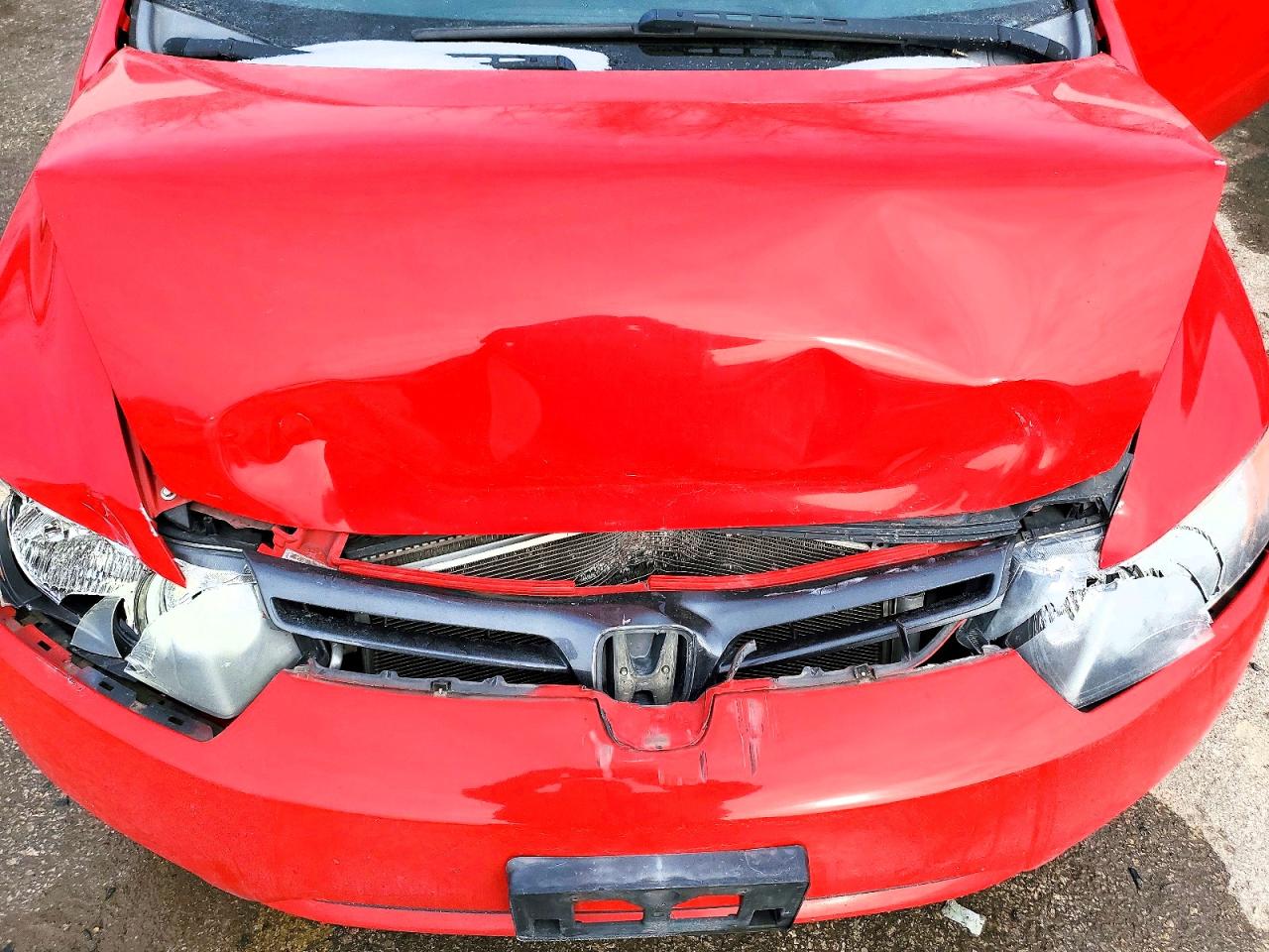 2008 Honda Civic Ex Red vin: 2HGFG12898H556217