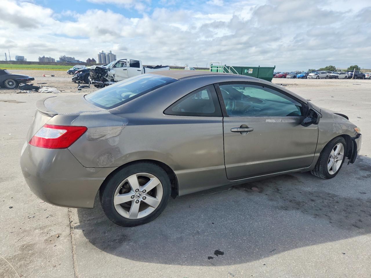 2008 Honda Civic Ex Gray vin: 2HGFG12898H557786