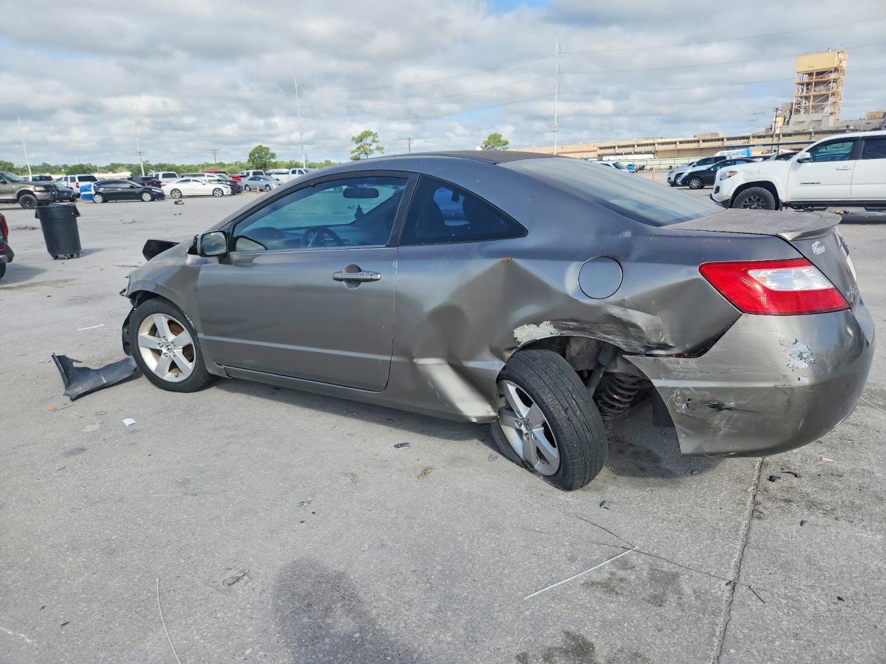 2008 Honda Civic Ex Gray vin: 2HGFG12898H557786