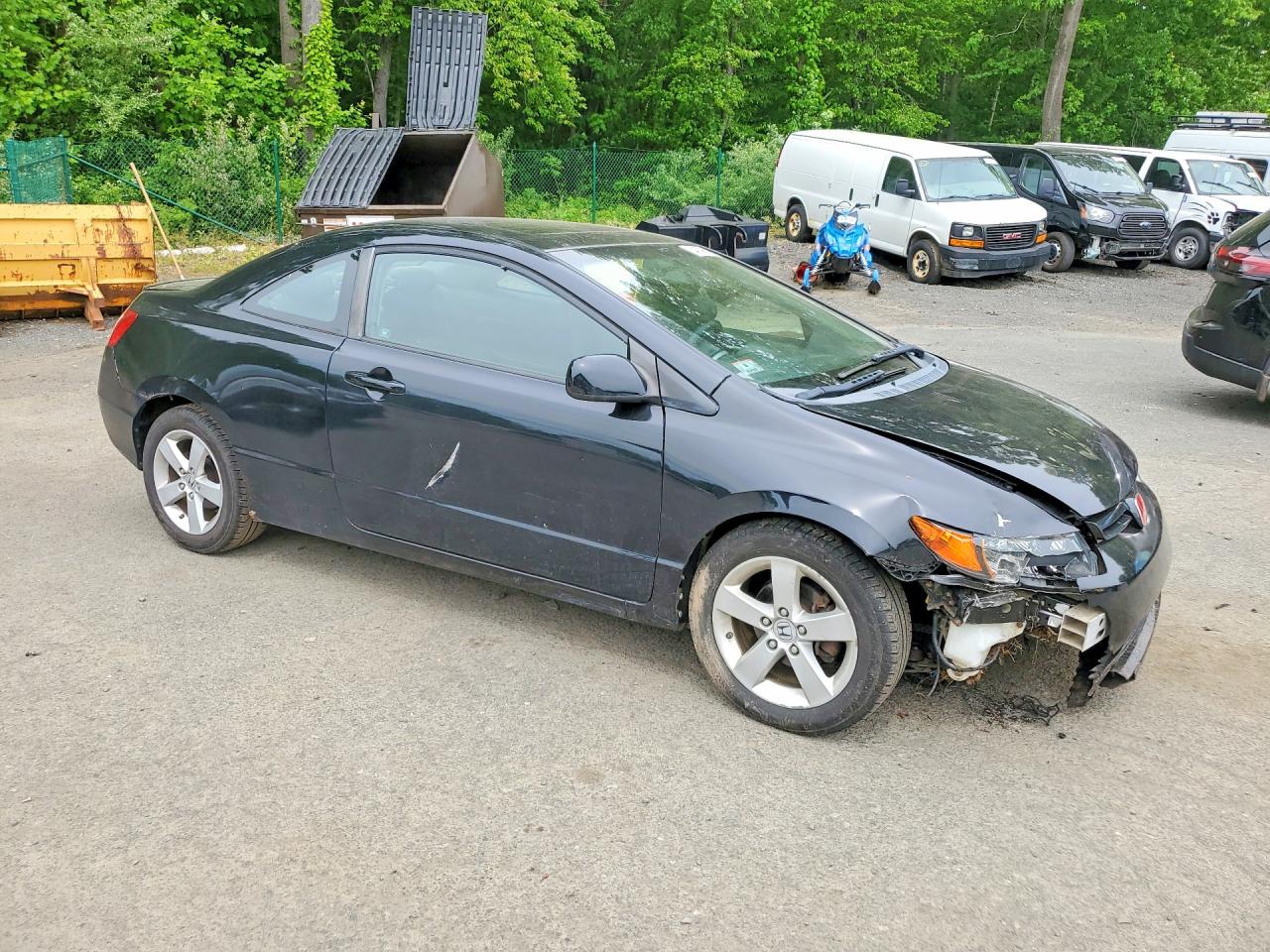 2008 Honda Civic Ex Black vin: 2HGFG12898H559859