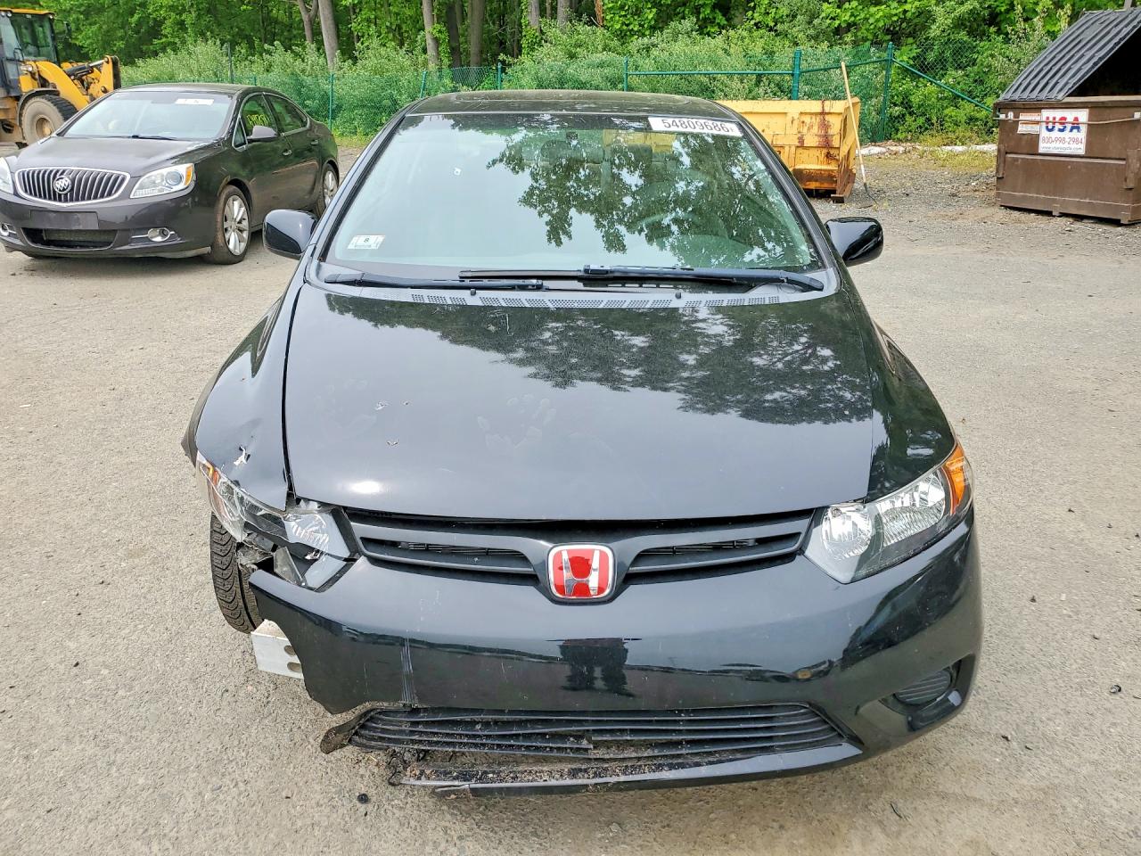 2008 Honda Civic Ex Black vin: 2HGFG12898H559859