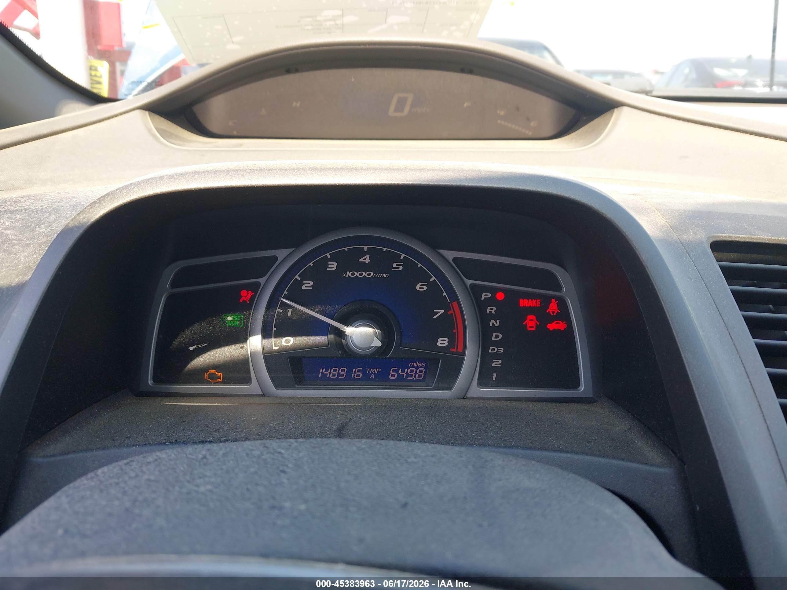 2008 Honda Civic Ex Light Blue vin: 2HGFG12898H577651