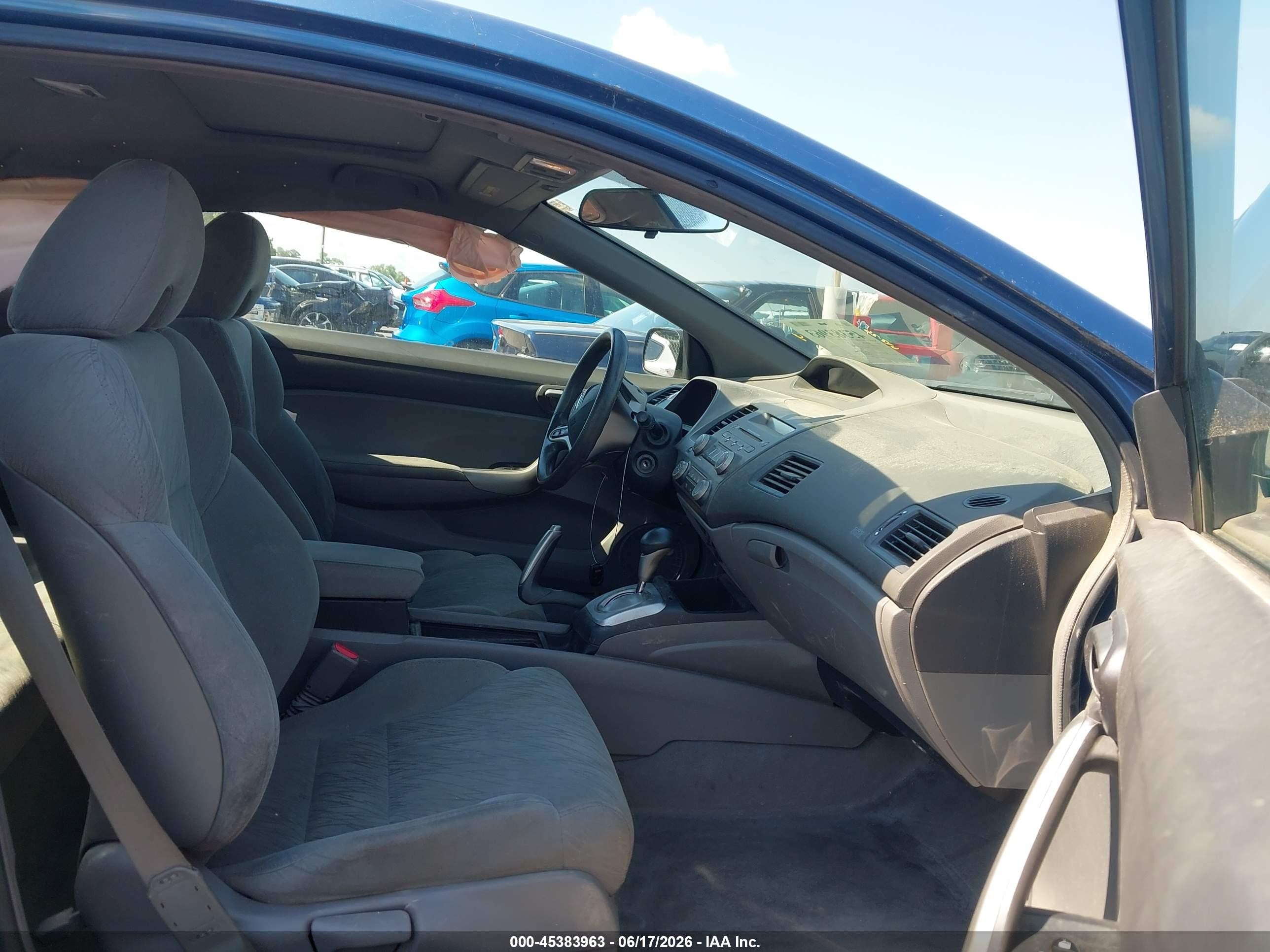 2008 Honda Civic Ex Light Blue vin: 2HGFG12898H577651
