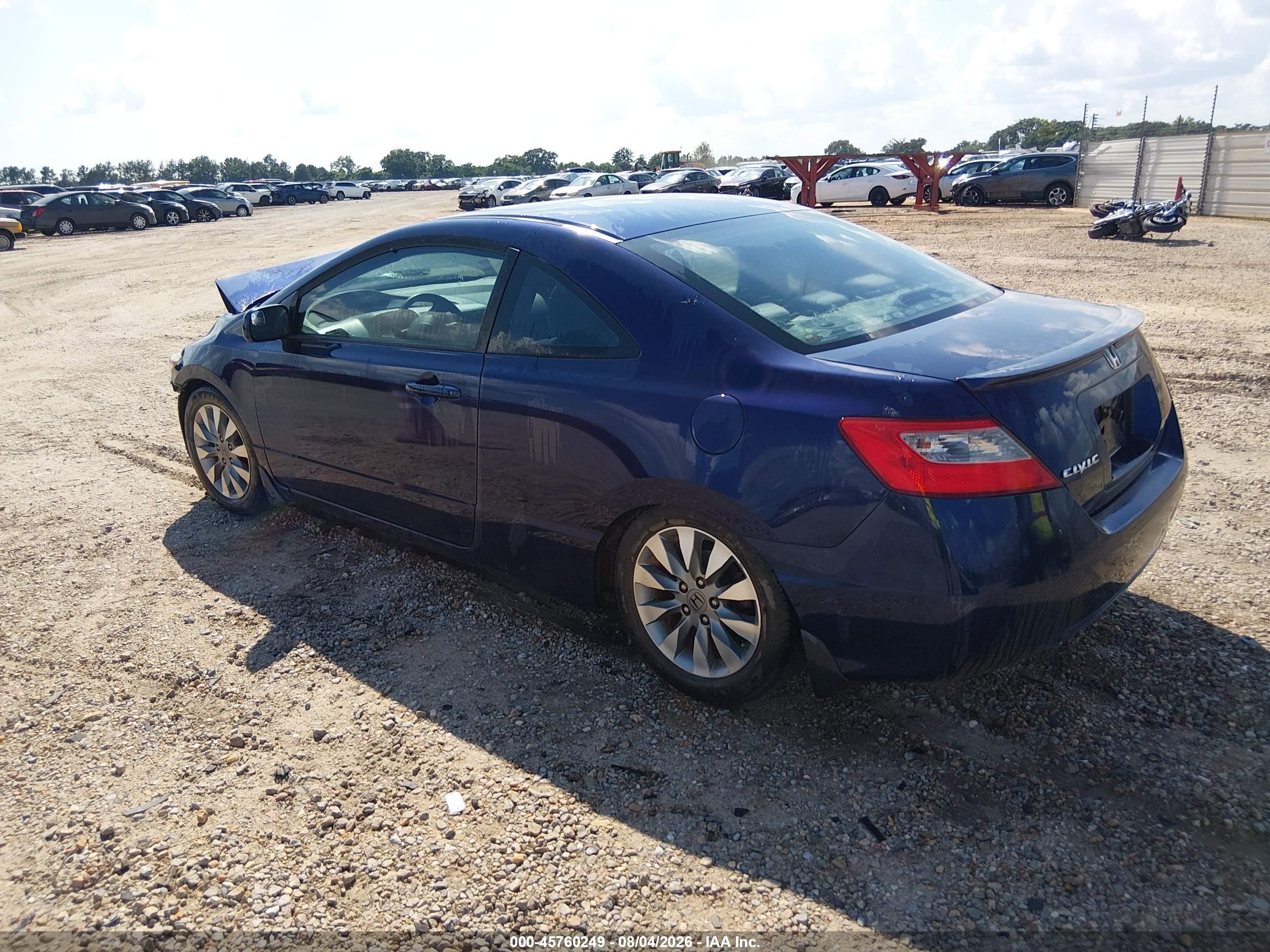2009 Honda Civic Ex Blue vin: 2HGFG12899H502062