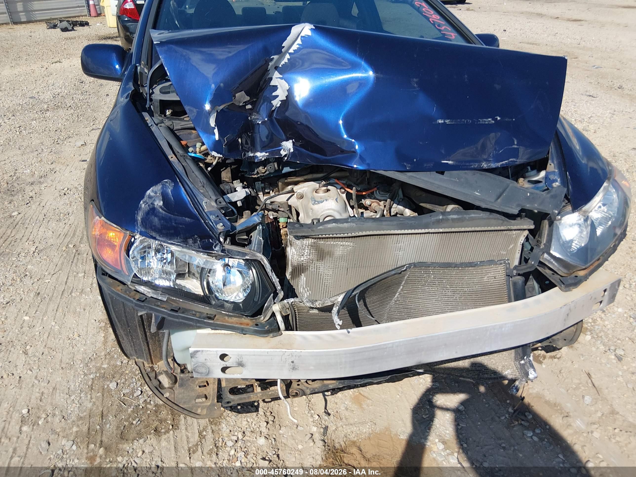 2009 Honda Civic Ex Blue vin: 2HGFG12899H502062