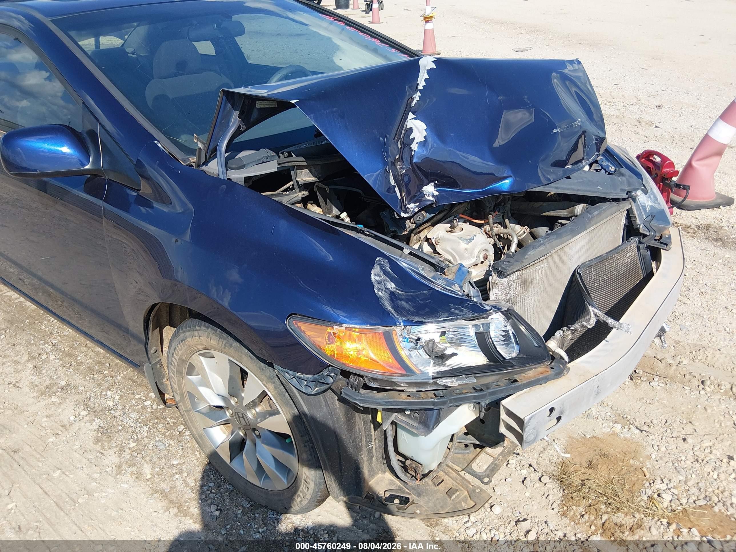 2009 Honda Civic Ex Blue vin: 2HGFG12899H502062