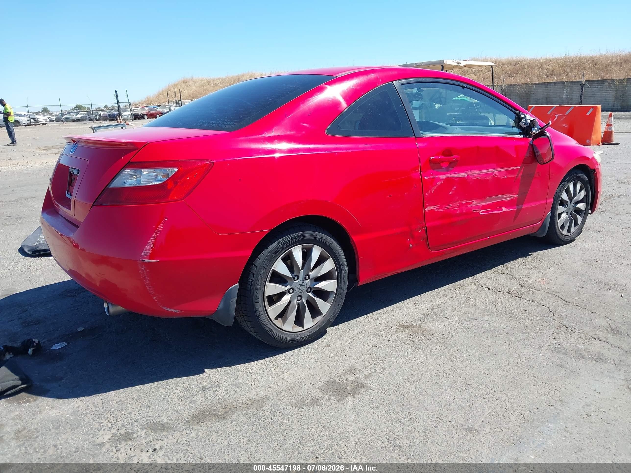 2009 Honda Civic Ex Red vin: 2HGFG12899H528547