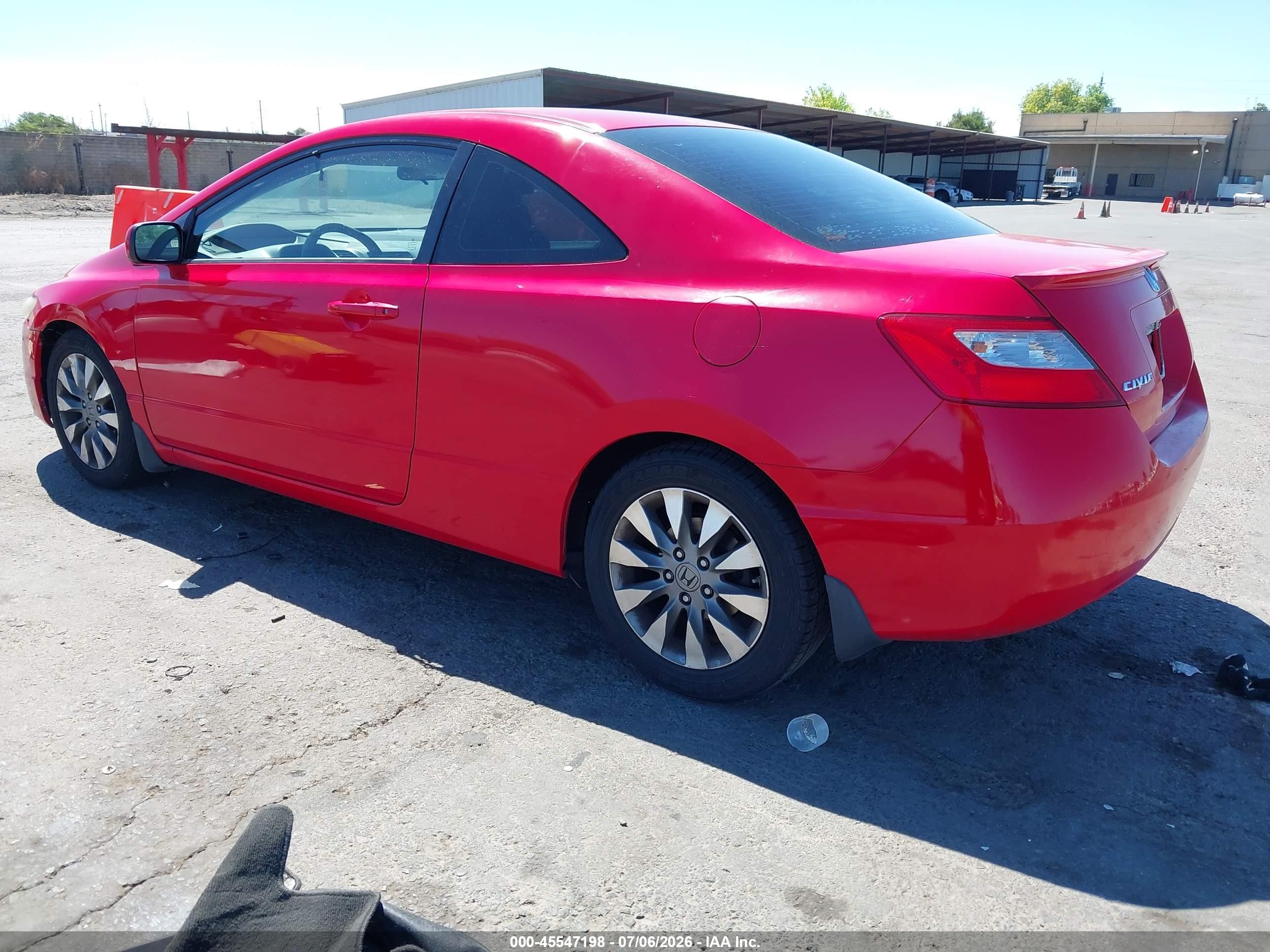2009 Honda Civic Ex Red vin: 2HGFG12899H528547