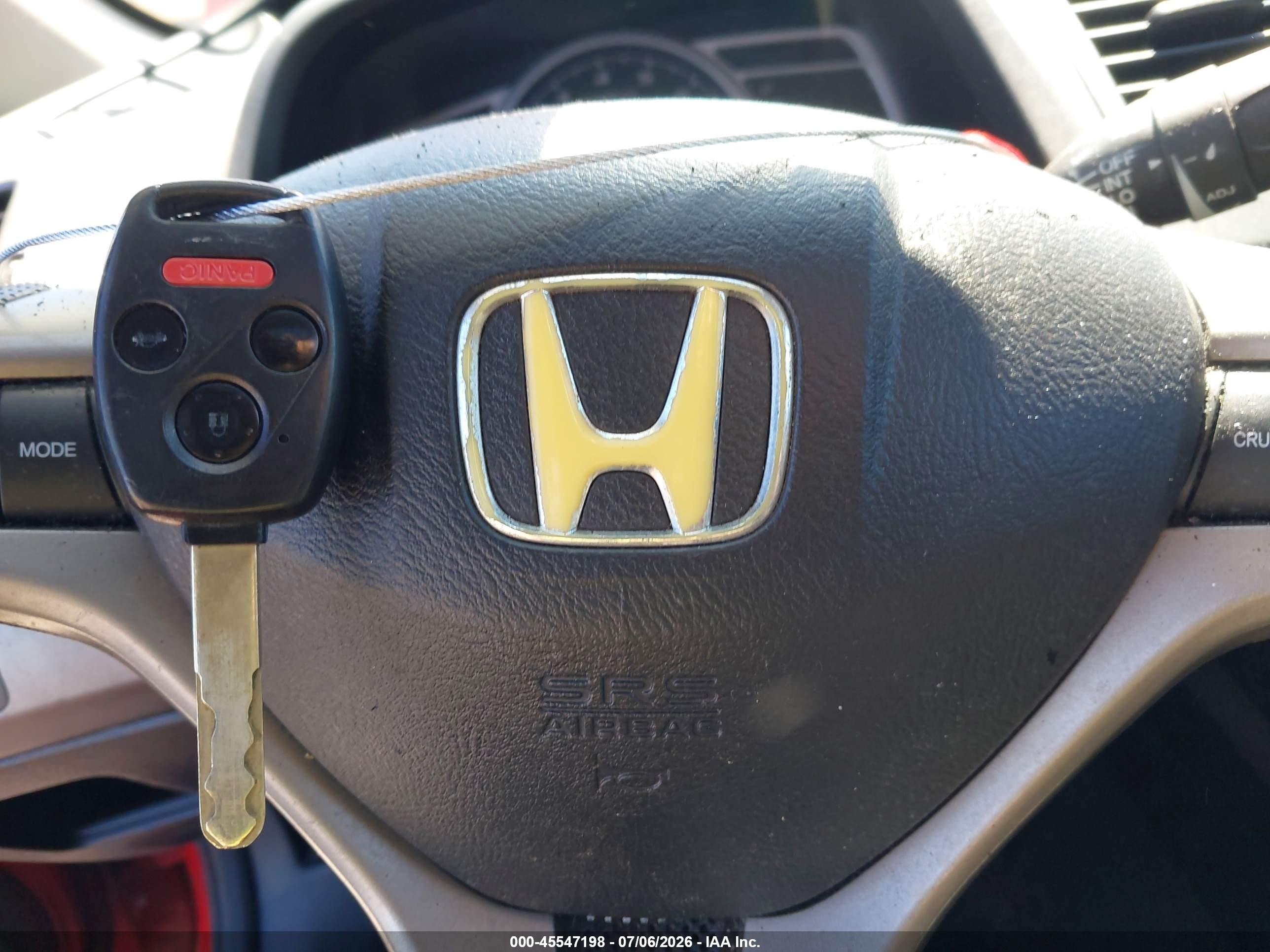 2009 Honda Civic Ex Red vin: 2HGFG12899H528547