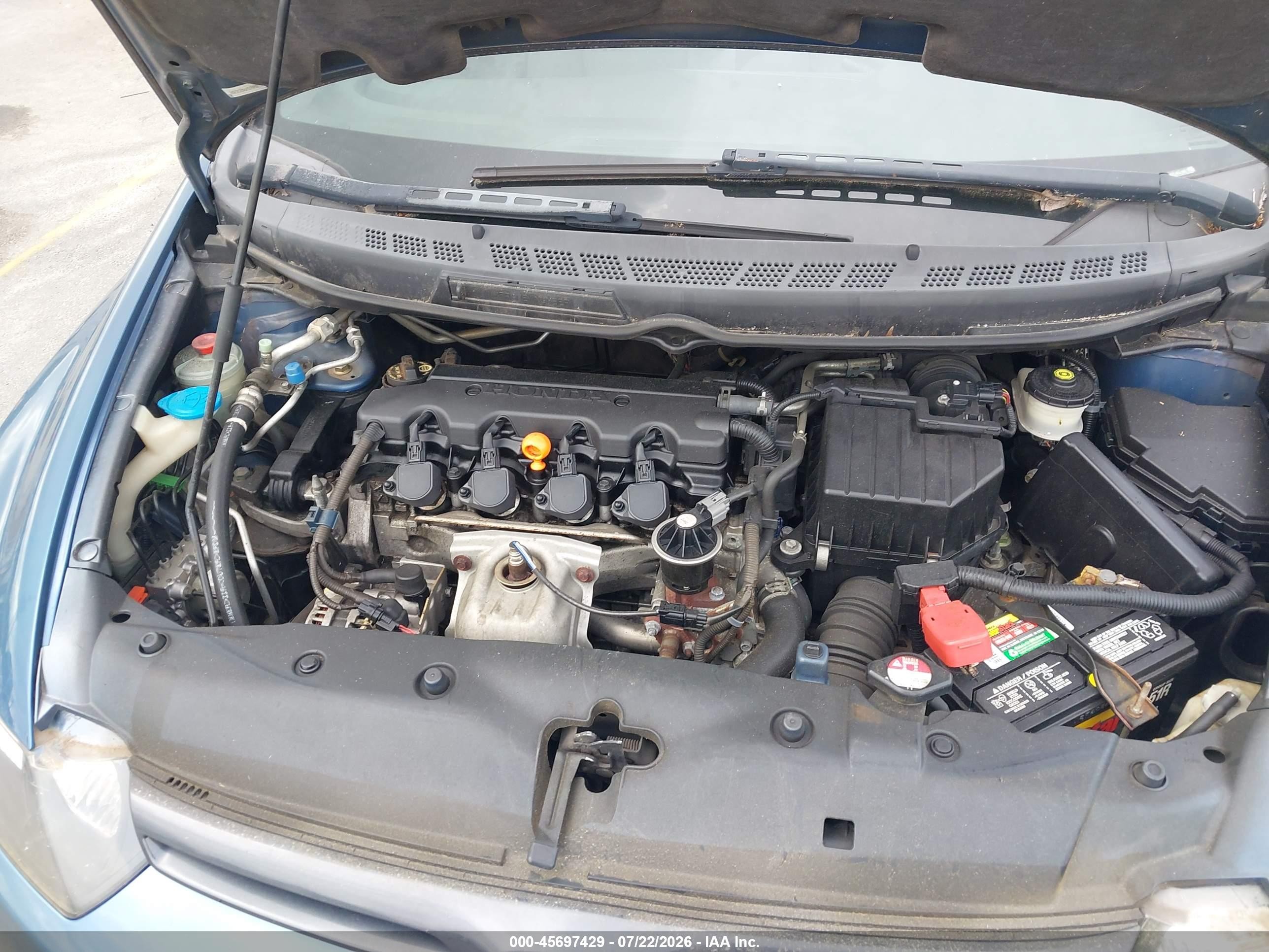 2006 Honda Civic Ex Blue vin: 2HGFG128X6H509498