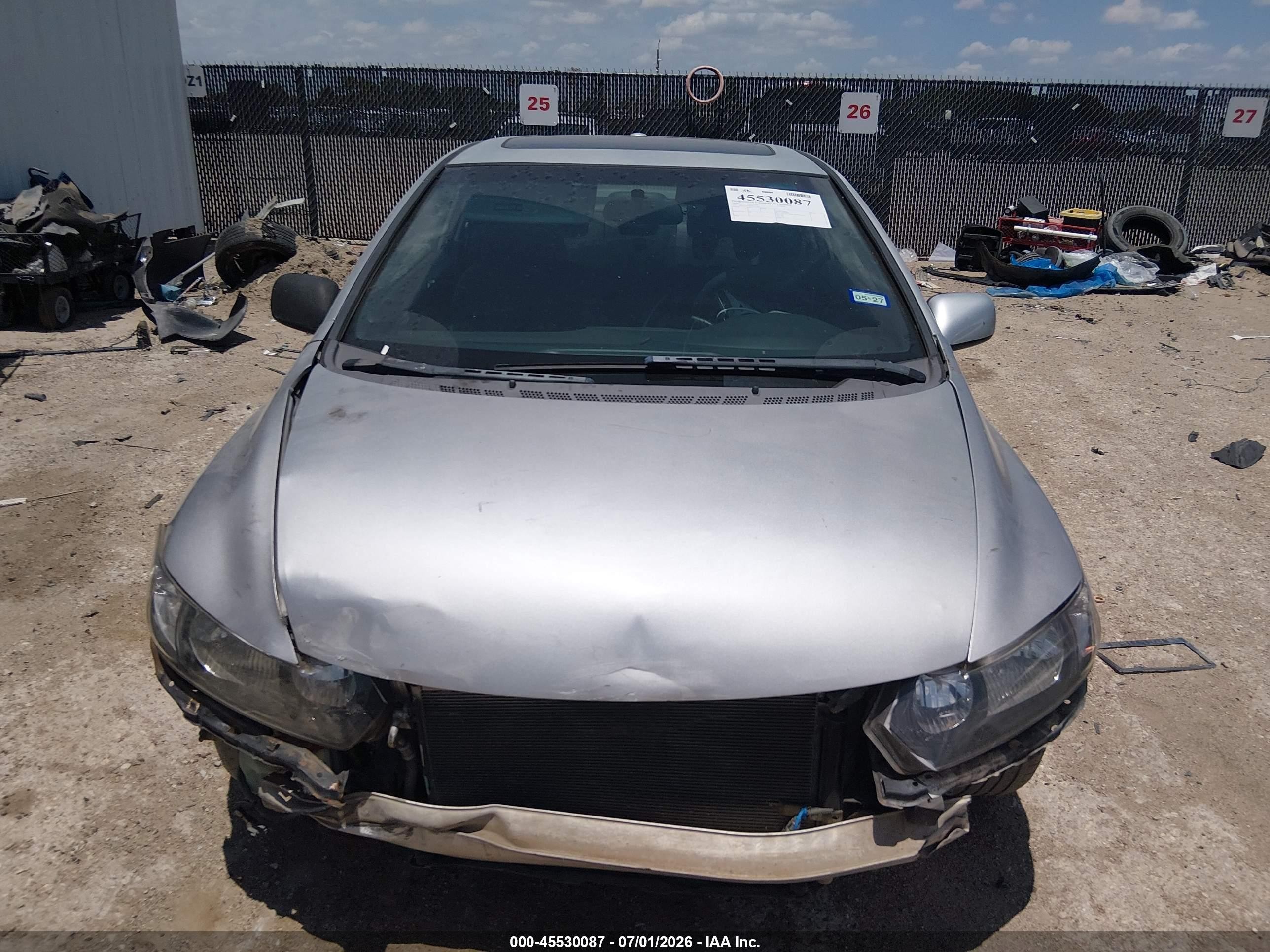 2006 Honda Civic Ex Серебряный vin: 2HGFG128X6H513163