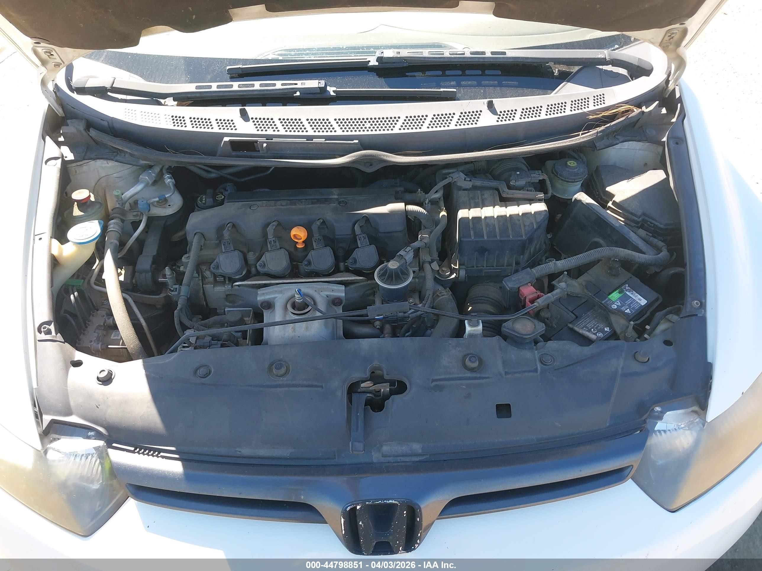 2006 Honda Civic Ex White vin: 2HGFG128X6H519741