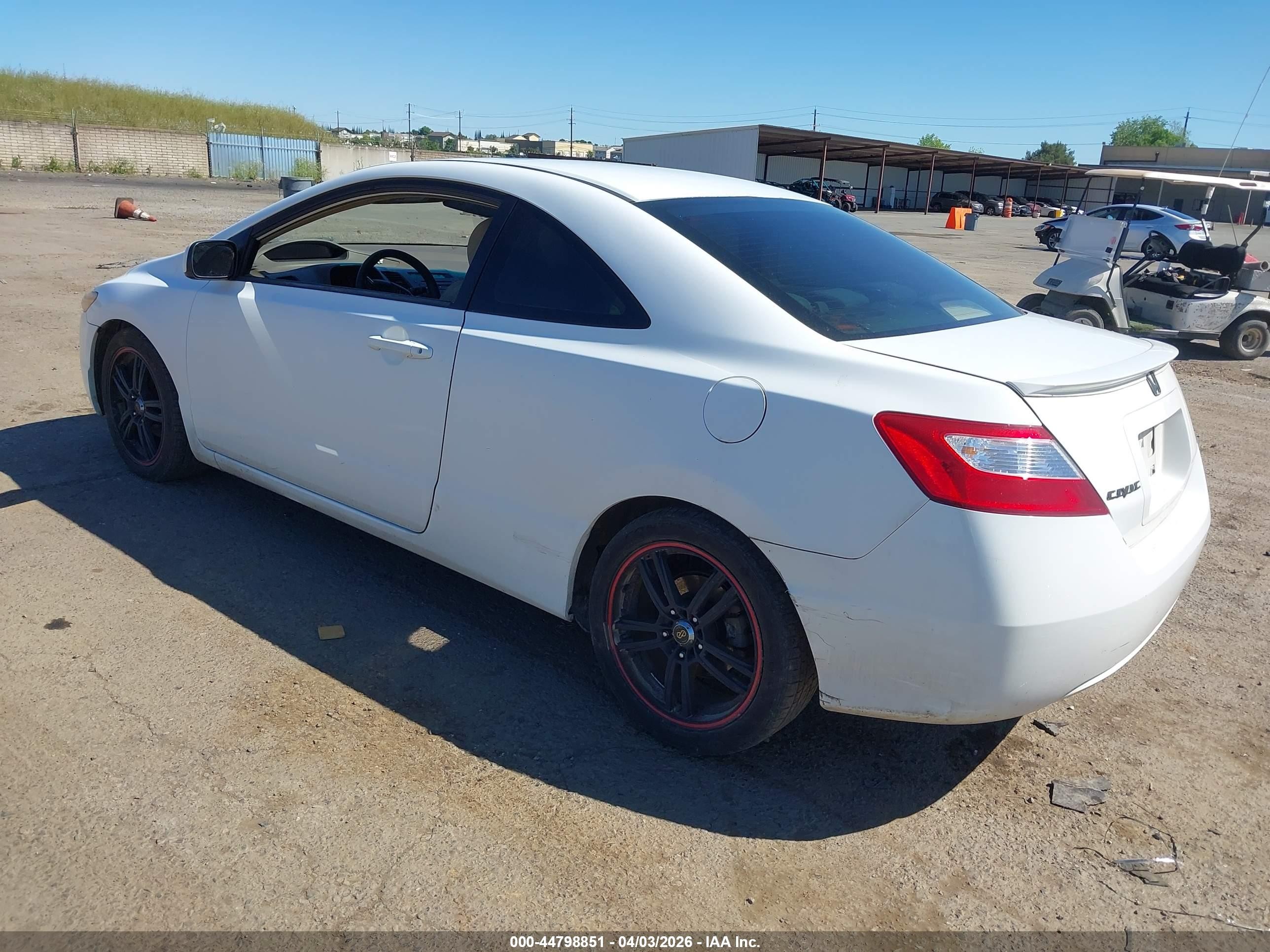 2006 Honda Civic Ex White vin: 2HGFG128X6H519741
